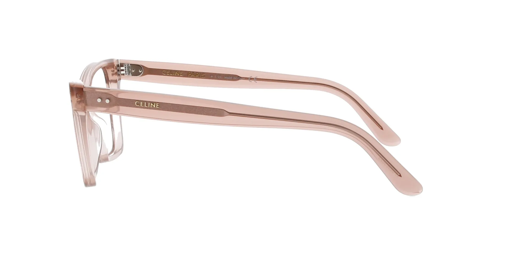 Pink Crystal Square Celine Frame sold by Fashion Eyewear product image thumbnail 3