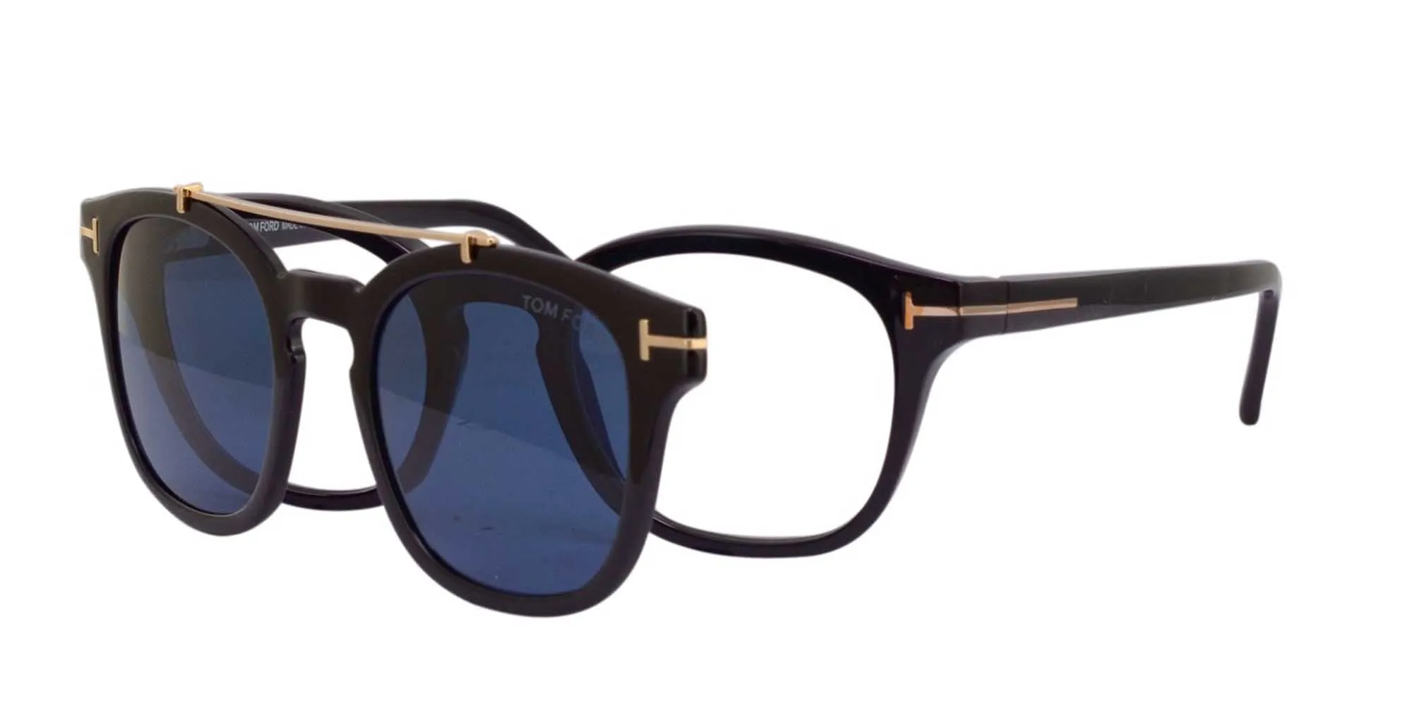 Tom Ford TF5532-B Blue Light With Clip-on sold by Fashion Eyewear