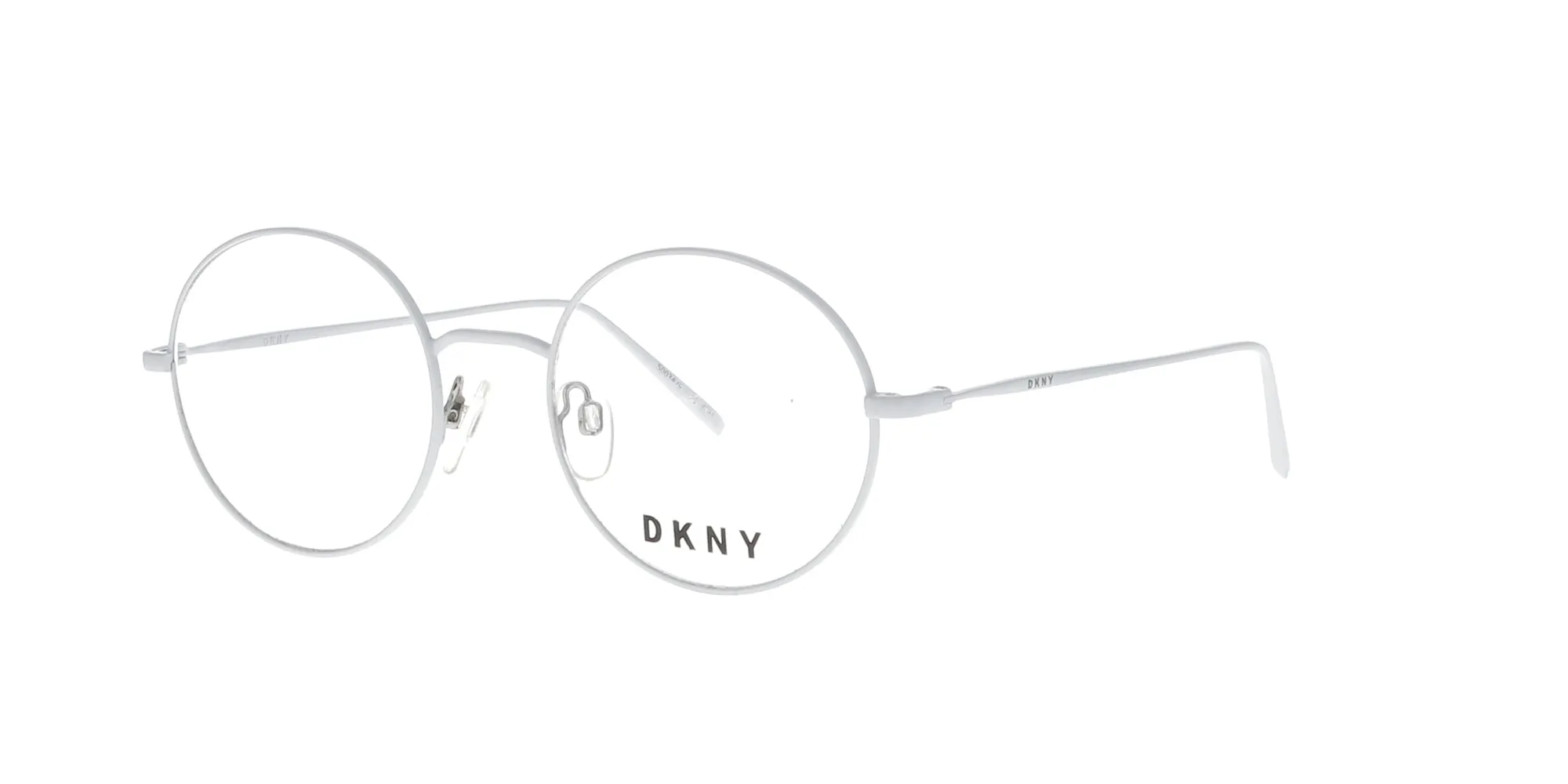 White Round Metal DKNY Frame sold by Fashion Eyewear