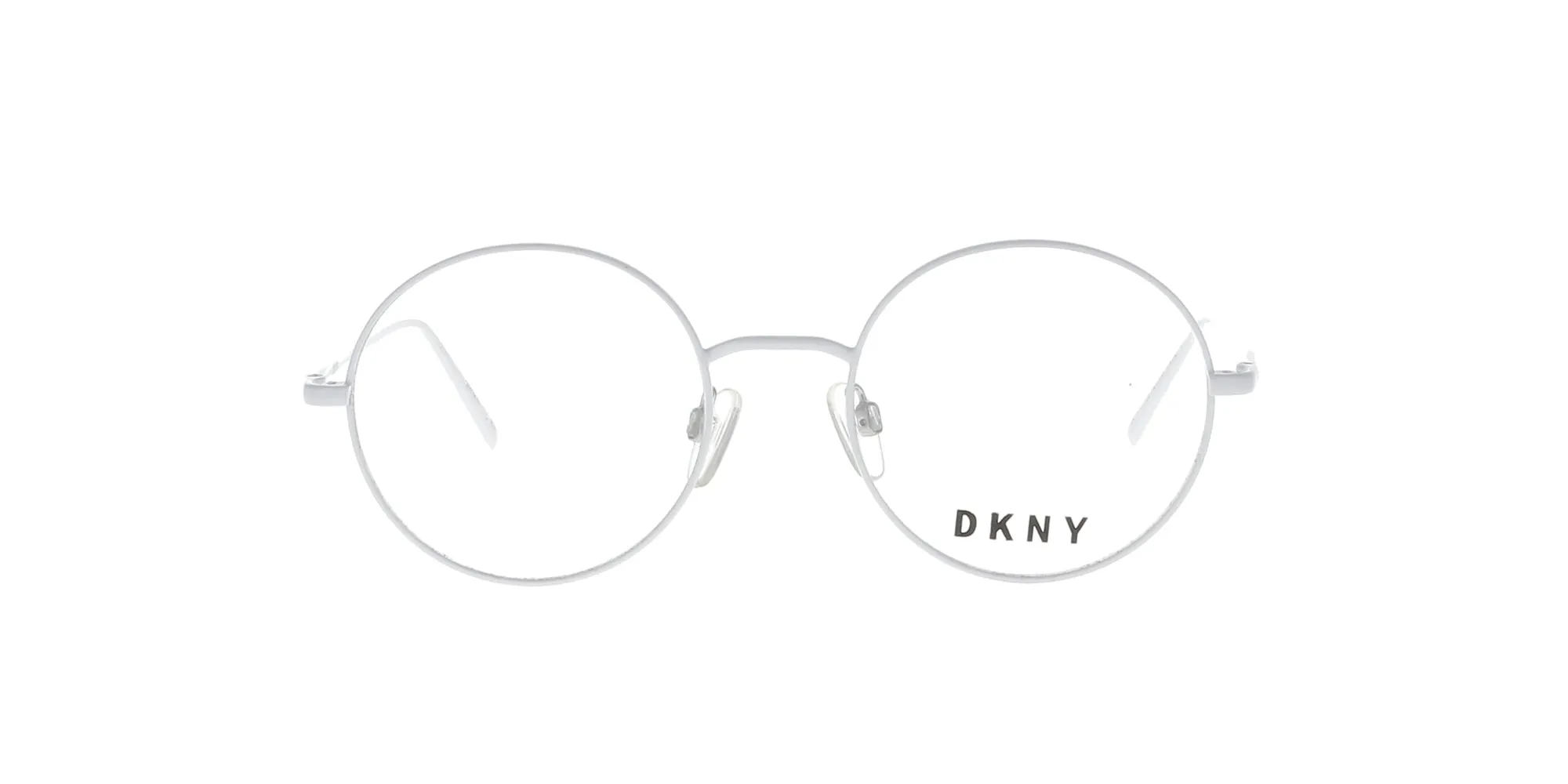 White Round Metal DKNY Frame sold by Fashion Eyewear product image thumbnail 2