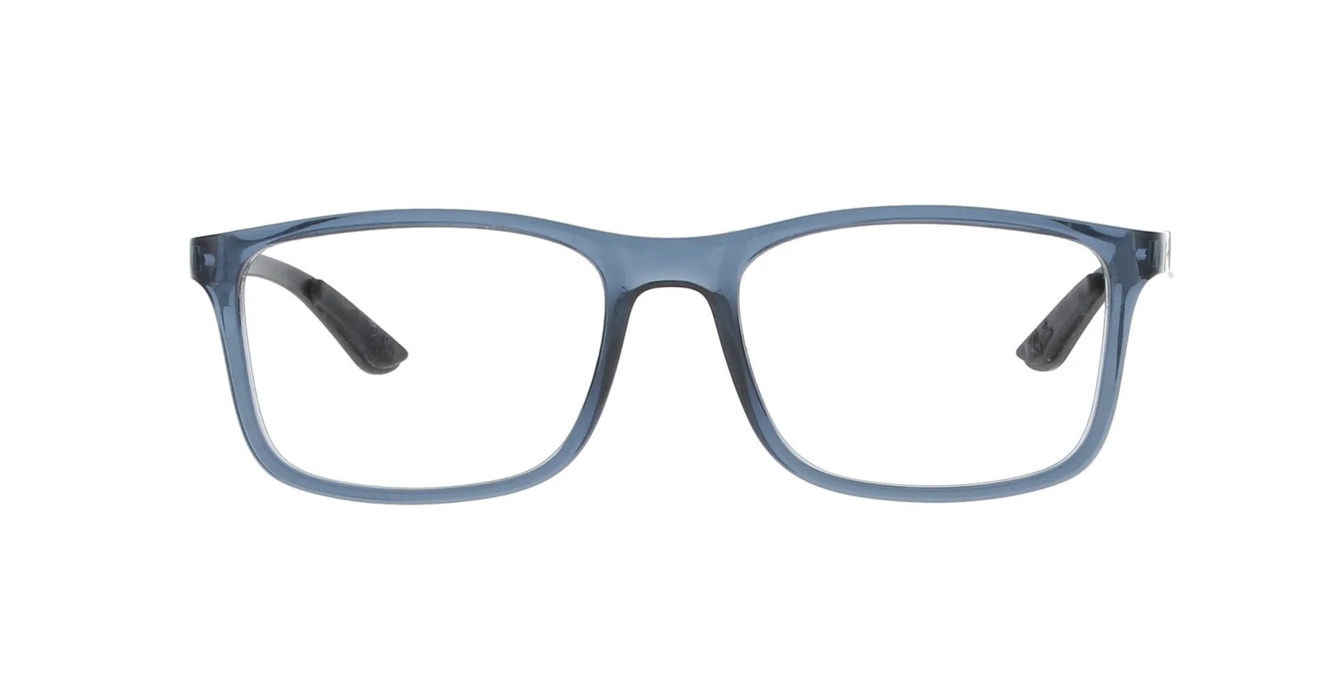 Transparent Blue Rectangle Rayban Frame sold by Fashion Eyewear product image thumbnail 2