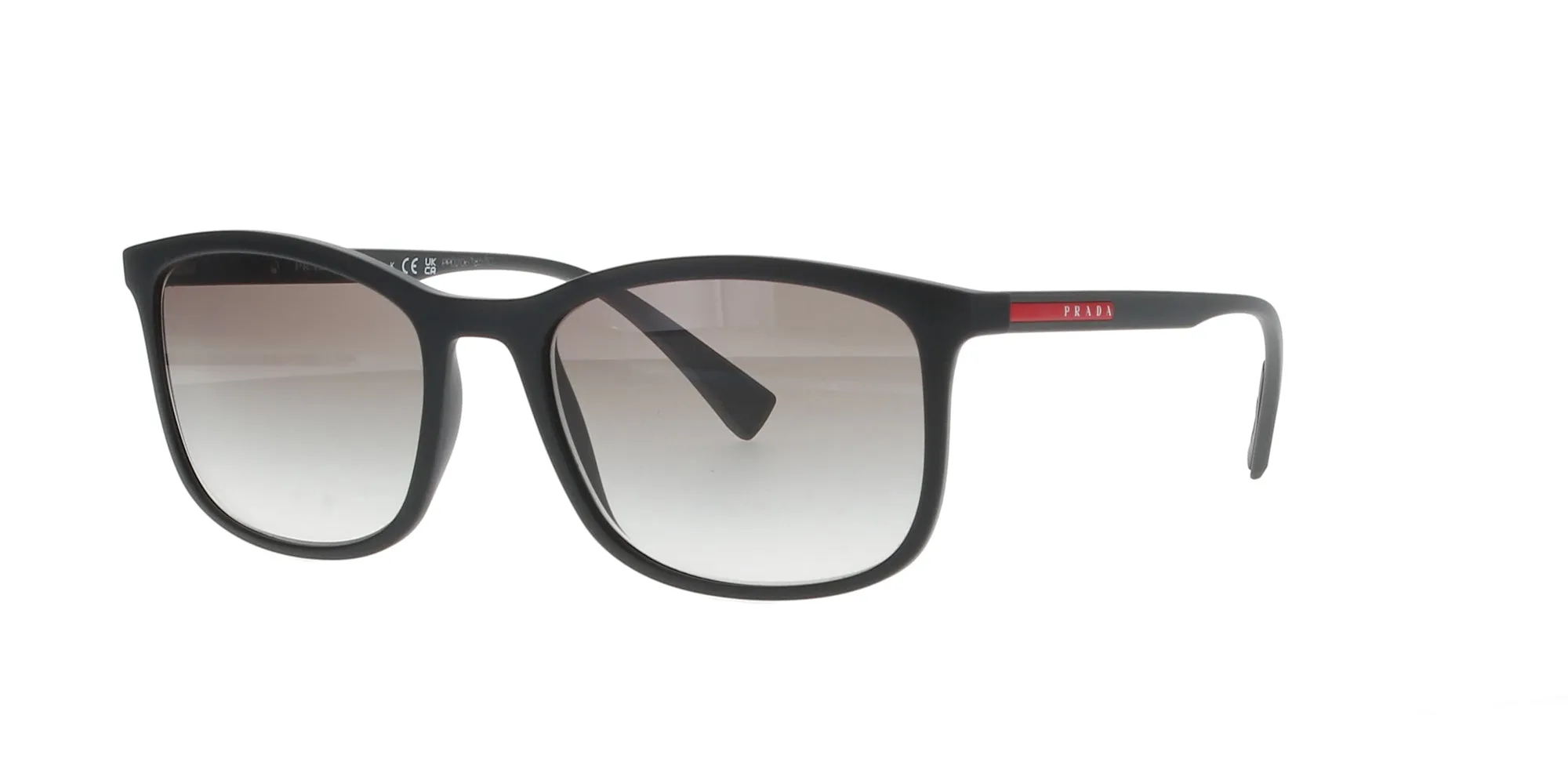 Matt Black Prada Linea Rossa Sunglasses sold by Fashion Eyewear