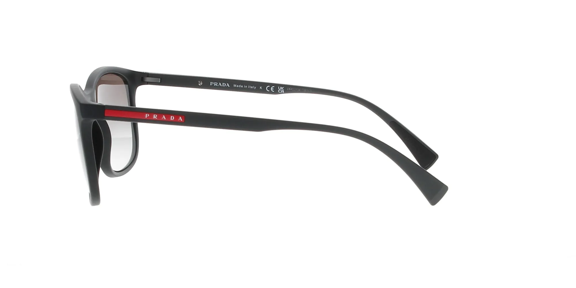 Matt Black Prada Linea Rossa Sunglasses sold by Fashion Eyewear product image thumbnail 3