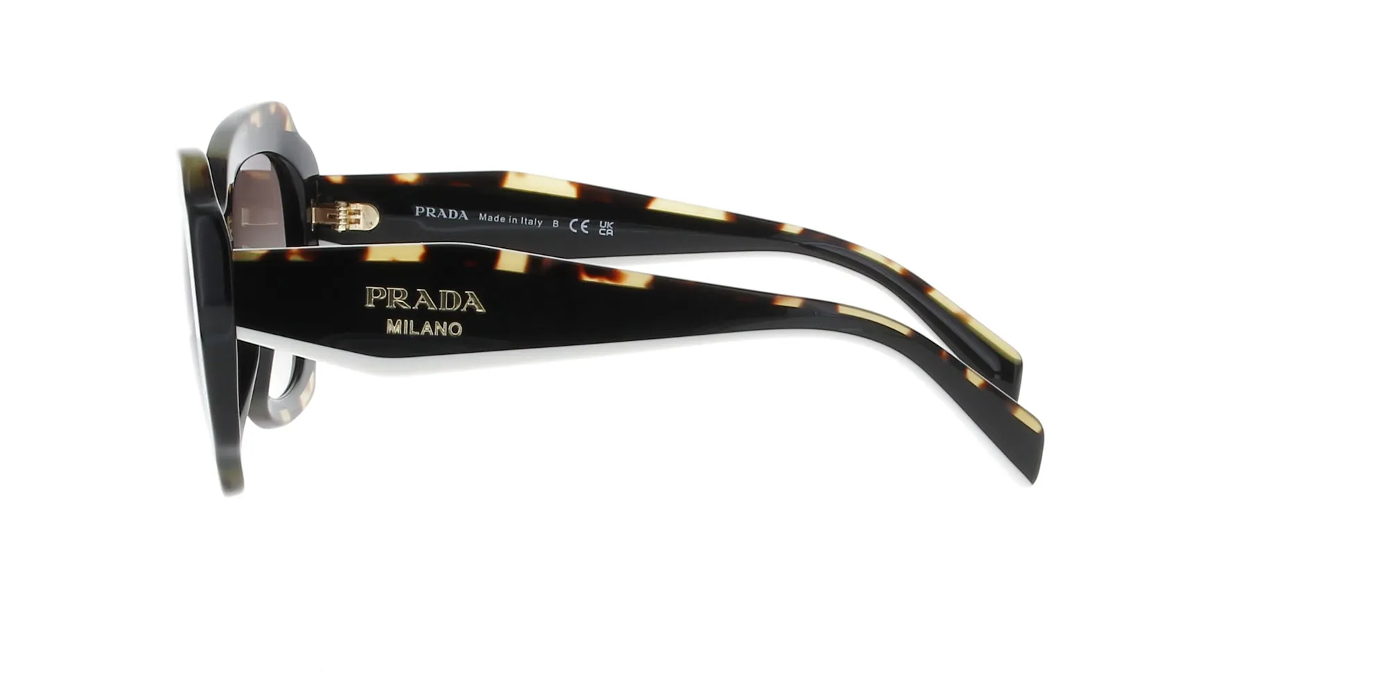 Black and Havana Prada Sunglasses sold by Fashion Eyewear product image thumbnail 3