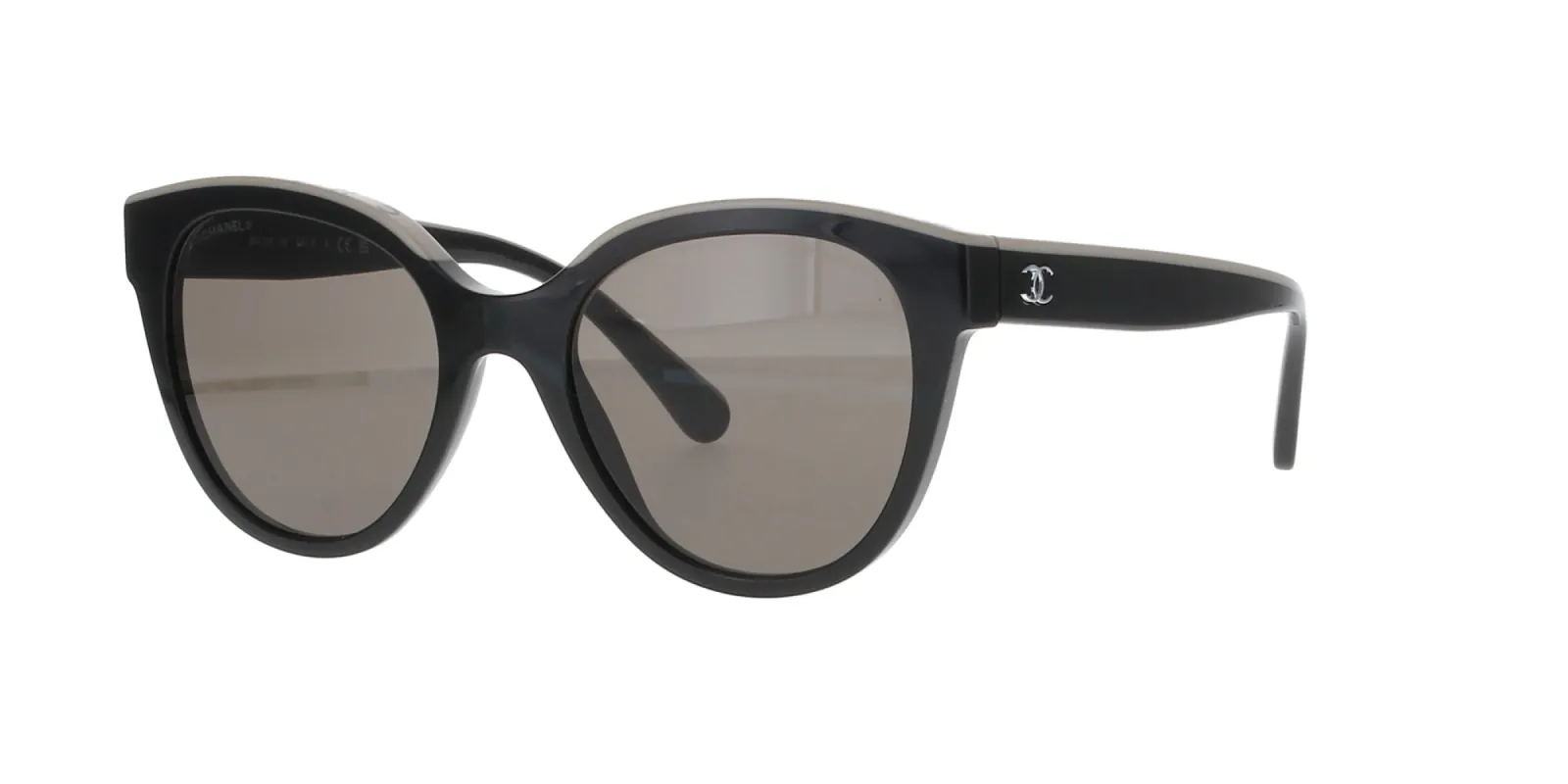 Black and Beige Butterfly Chanel Sunglasses sold by Fashion Eyewear