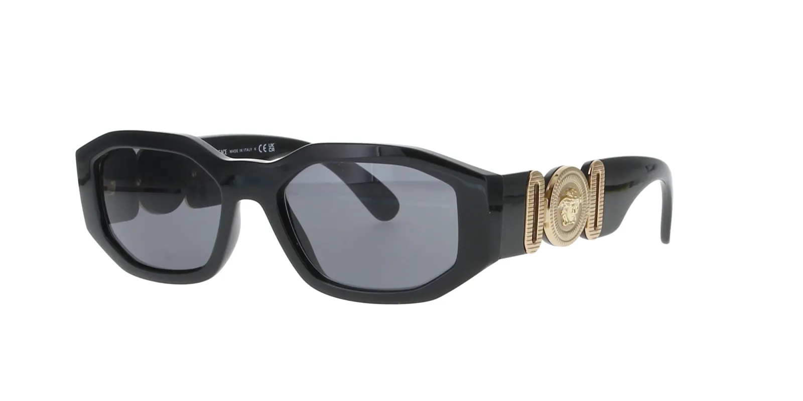 Shiny Black Medusa Sunglasses sold by Fashion Eyewear
