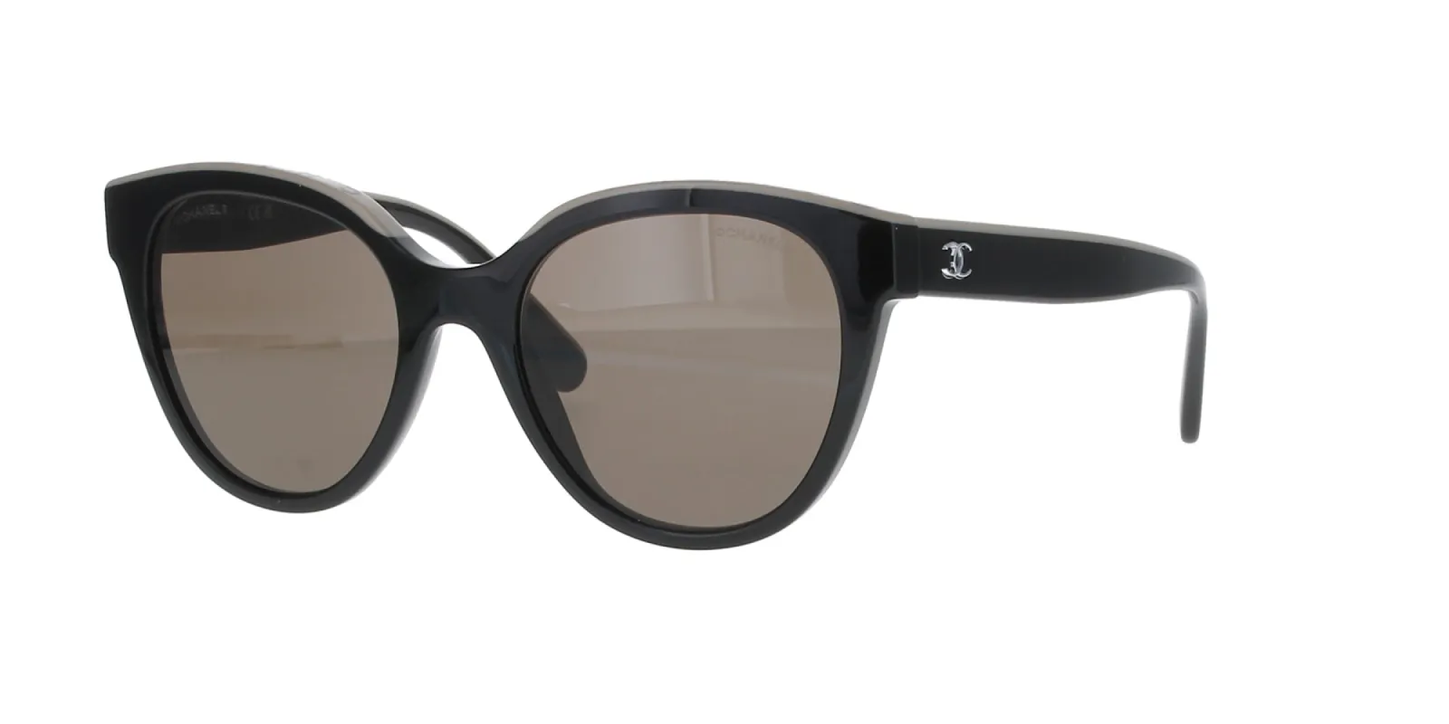 Black and Beige Butterfly Chanel Sunglasses sold by Fashion Eyewear
