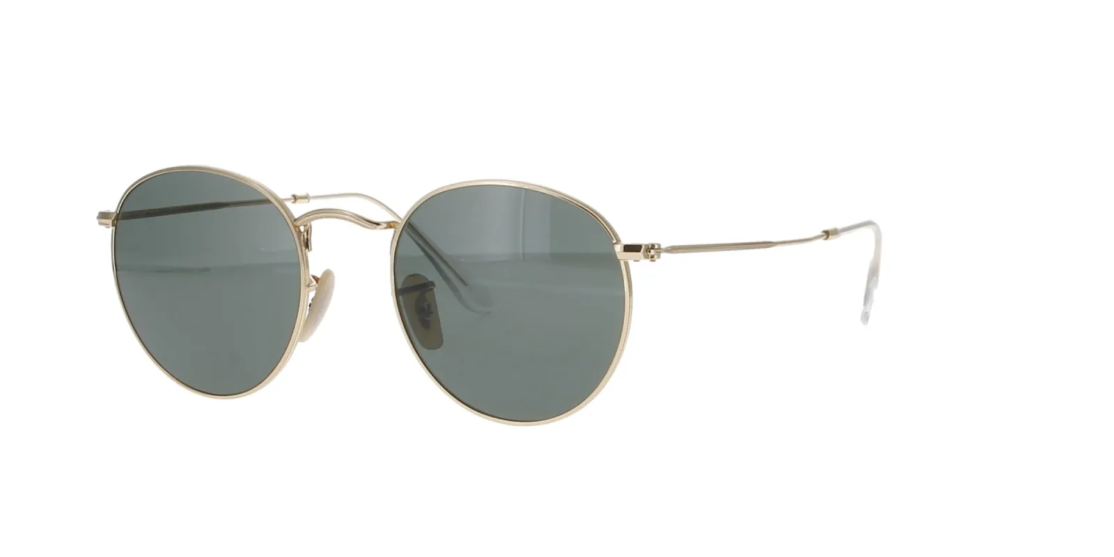 Gold Metal Round Rayban Sunglasses sold by Fashion Eyewear