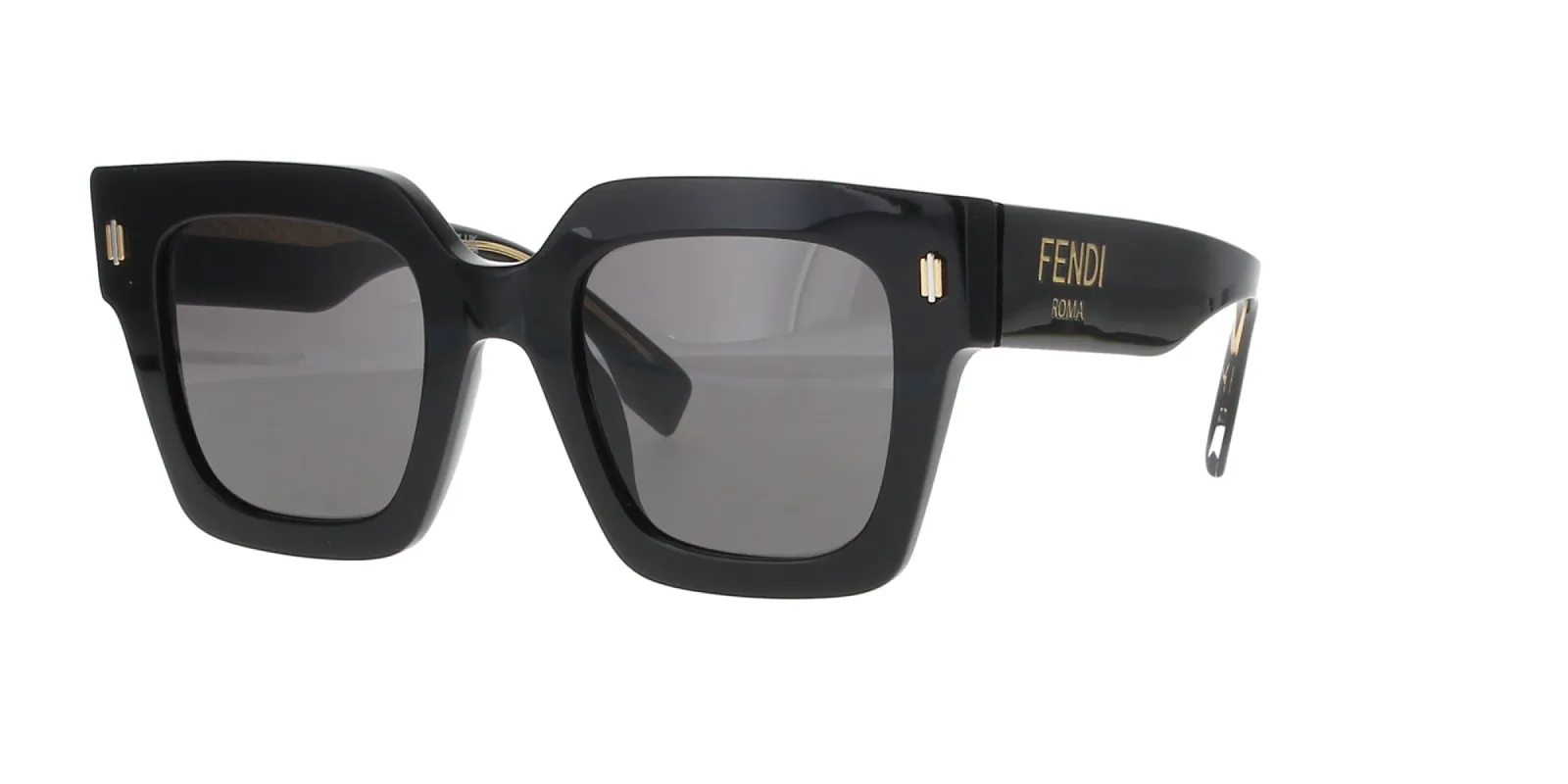 Black Square Fendi Roma Sunglasses sold by Fashion Eyewear