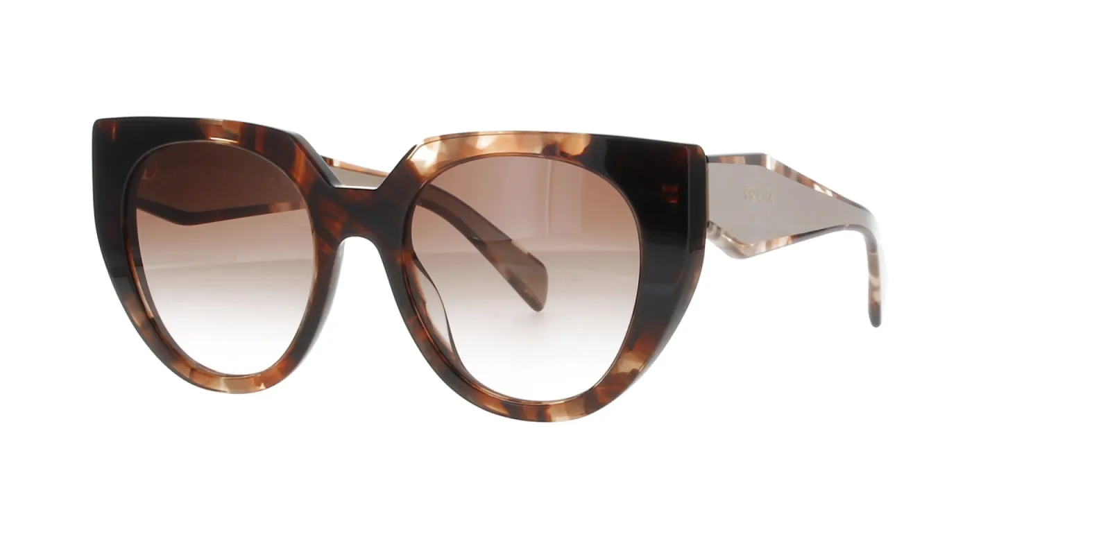 Cat-Eye Caramel Tortoise/Powder Prada Sunglasses sold by Fashion Eyewear