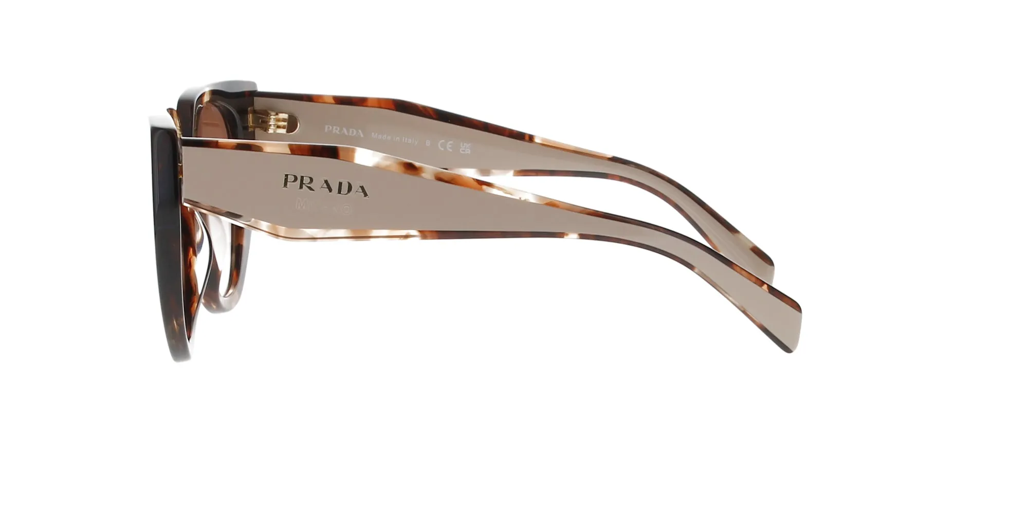 Cat-Eye Caramel Tortoise/Powder Prada Sunglasses sold by Fashion Eyewear product image thumbnail 3
