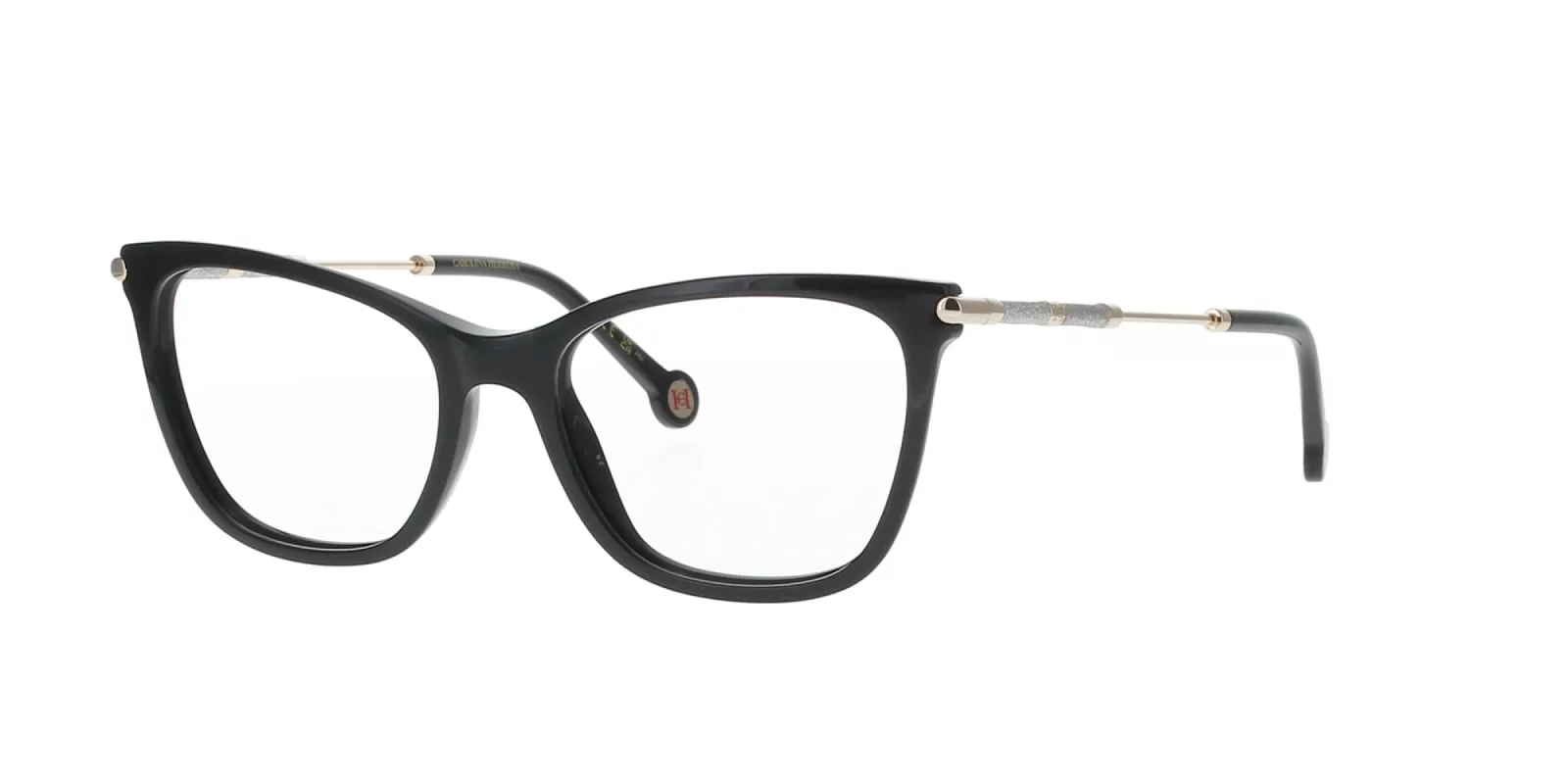 Black with Gold Cat Eye Carolina Herrera Frame sold by Fashion Eyewear