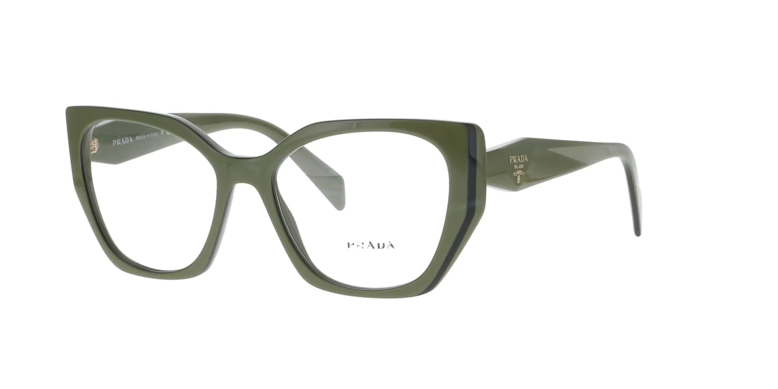 Sage and Black Prada Frame sold by Fashion Eyewear