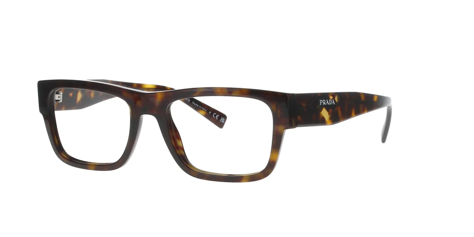 Rectangular Havana Prada Frame sold by Fashion Eyewear