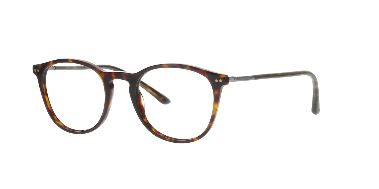 Havana Round Giorgio Armani Frame sold by Fashion Eyewear