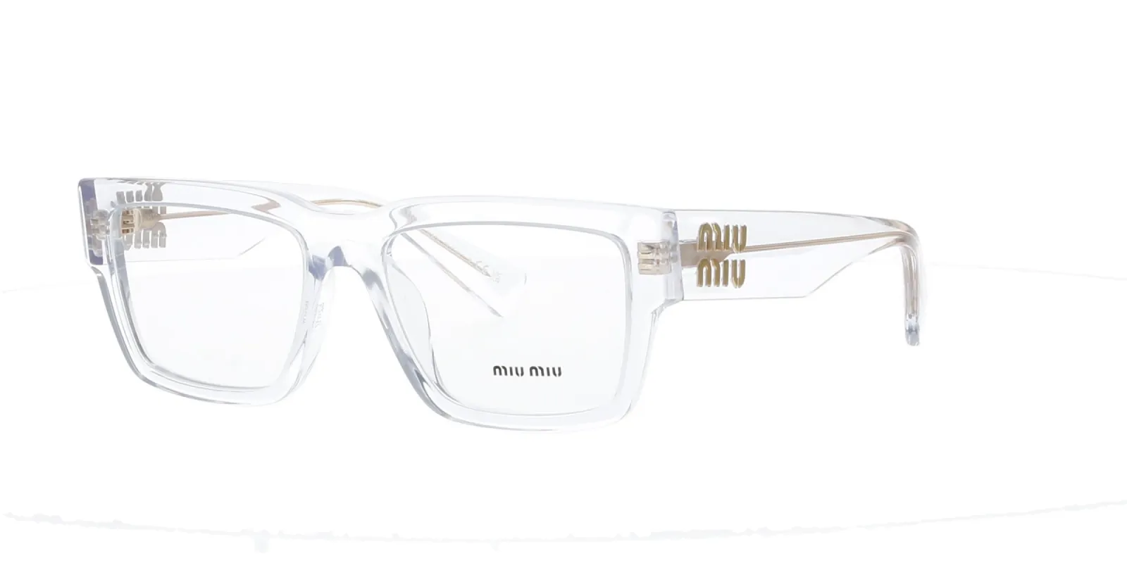 Square Clear Crystal Miu Miu Frame sold by Fashion Eyewear