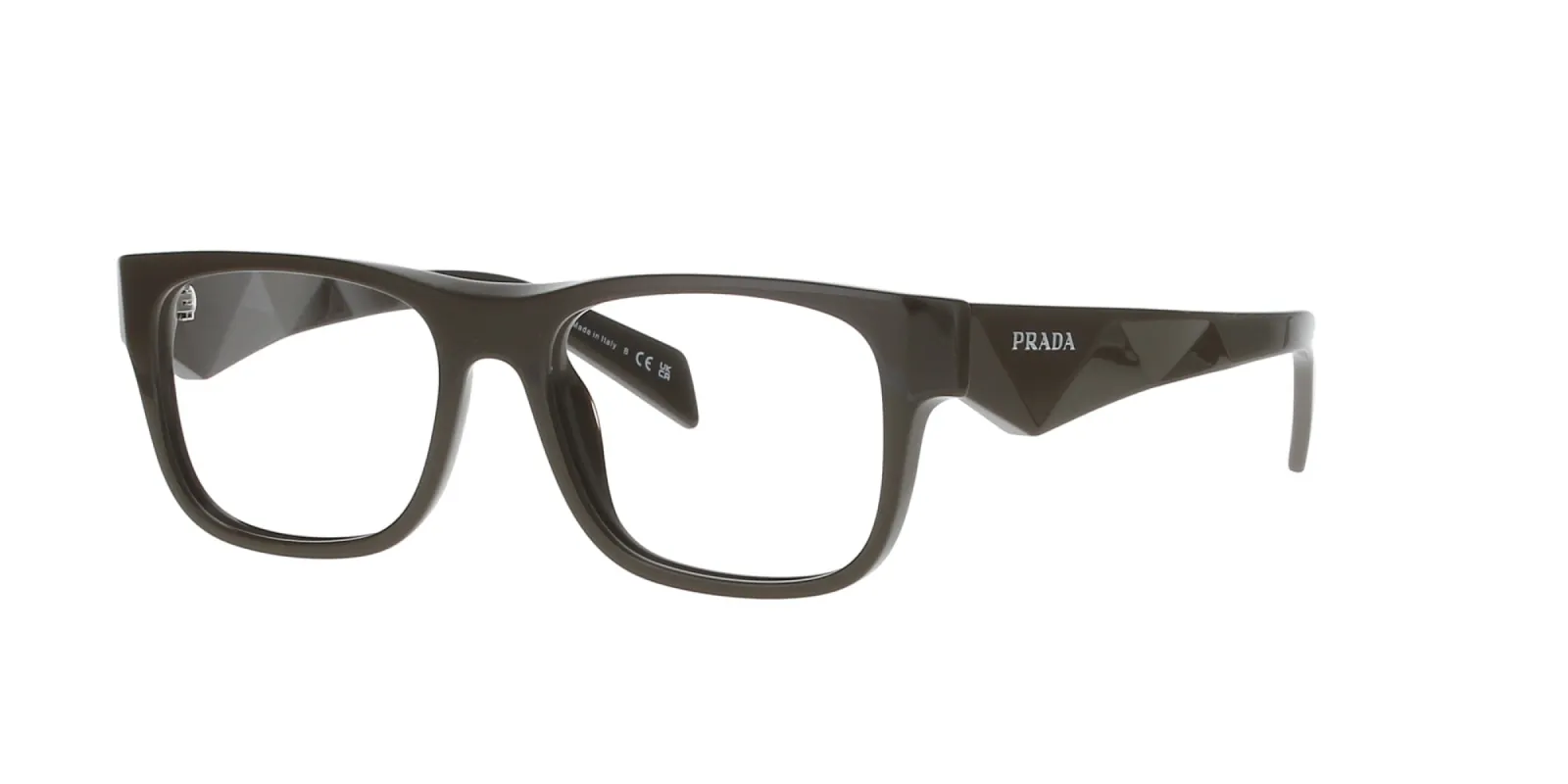 Brown Square Prada Frame sold by Fashion Eyewear