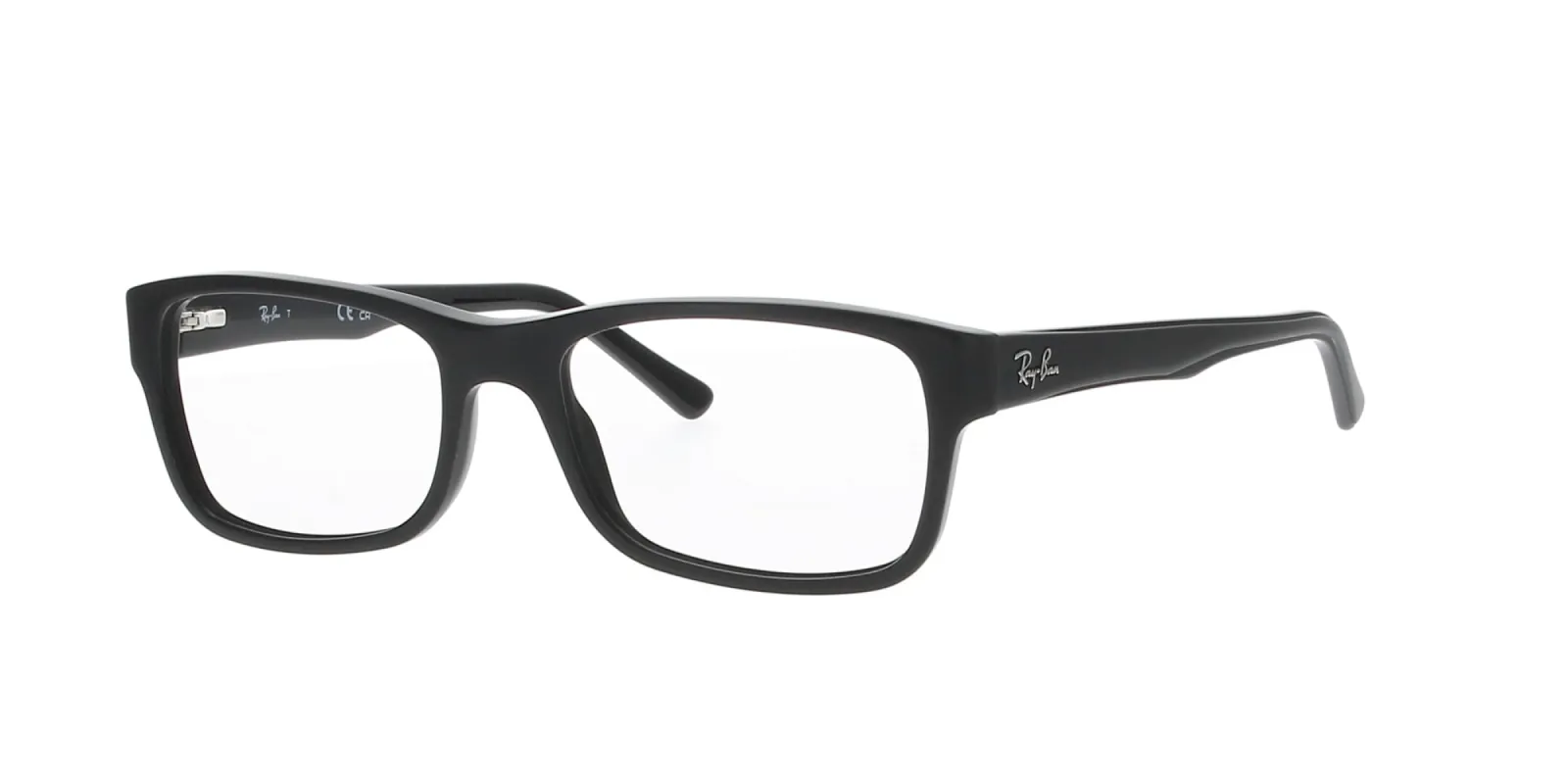 Matt Black Rectangle Rayban Frame sold by Fashion Eyewear