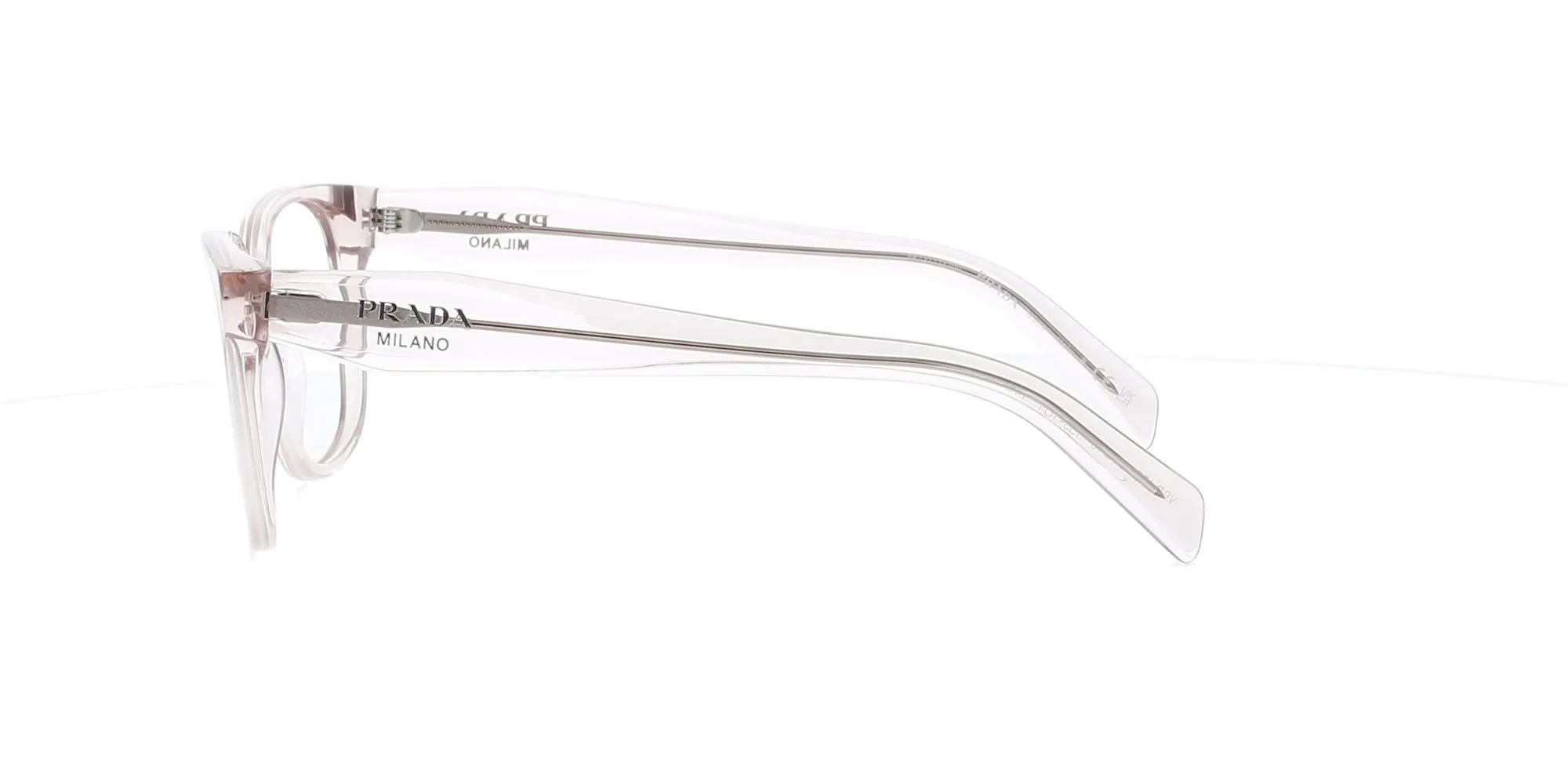 Crystal Pink Rectangle Prada Frame sold by Fashion Eyewear product image thumbnail 3