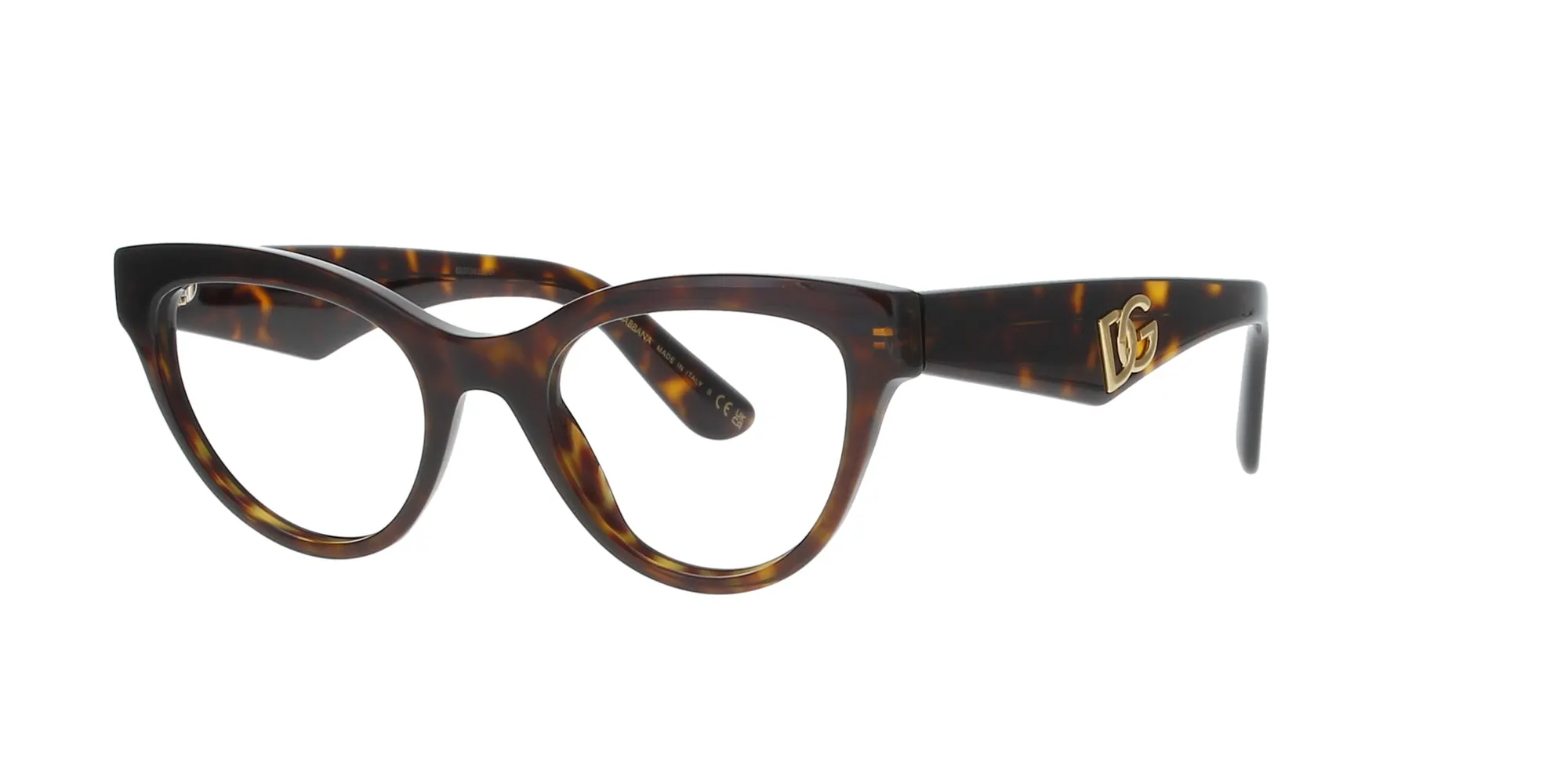 Havana Cat Eye Dolce and Gabbana Frame sold by Fashion Eyewear