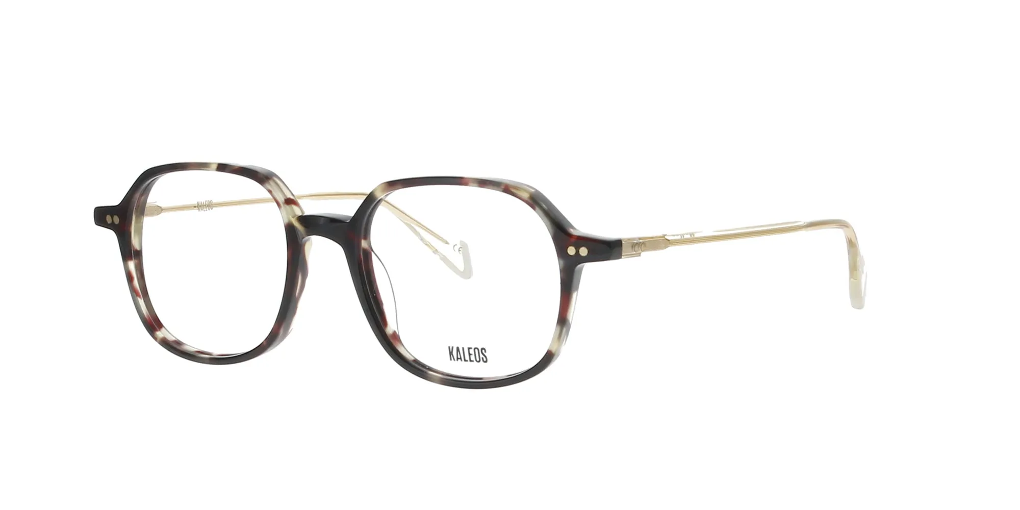 Square Tortoise Kaleos Frame sold by Fashion Eyewear