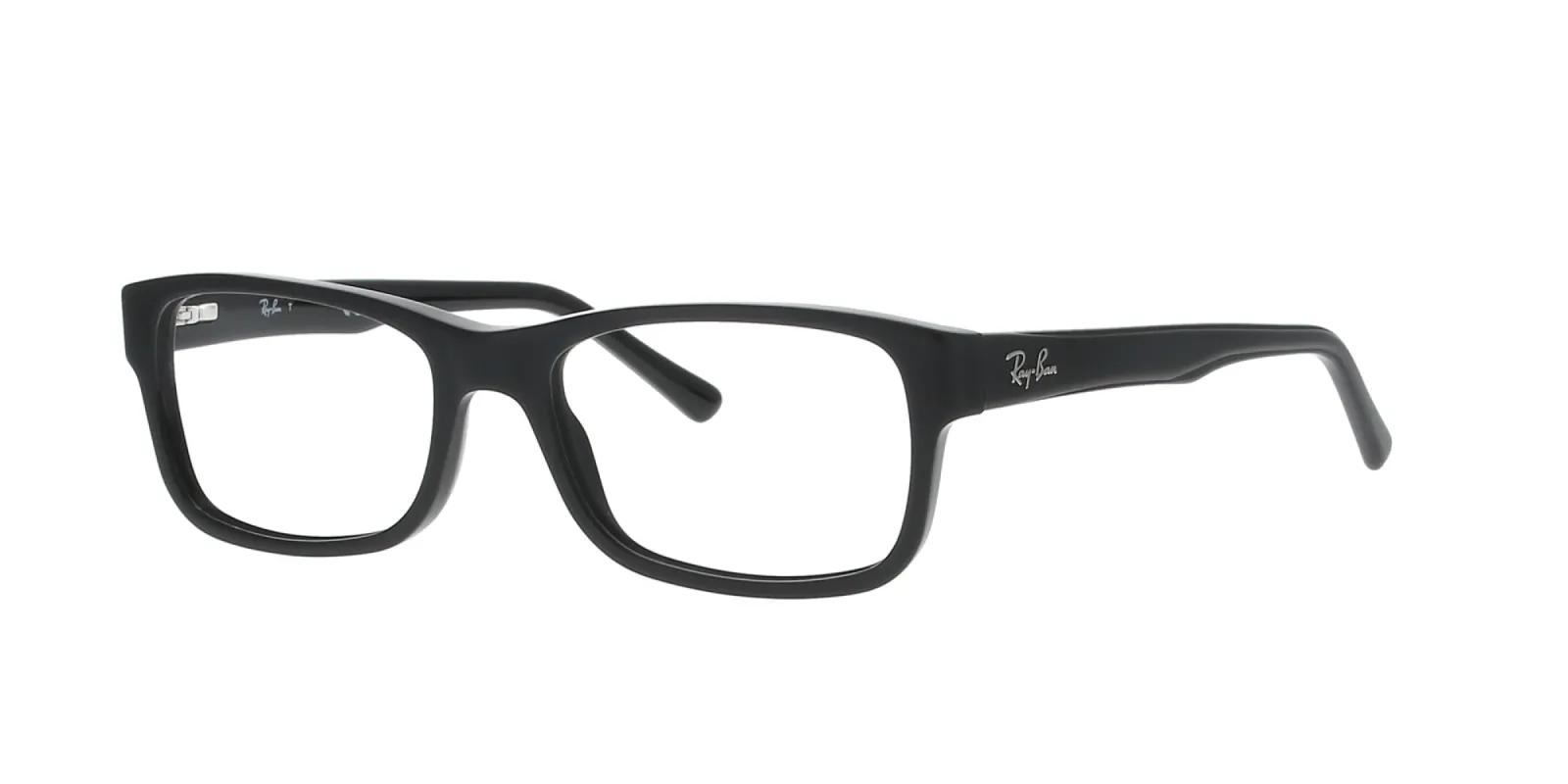 Matt Black Rectangle Rayban Frame sold by Fashion Eyewear