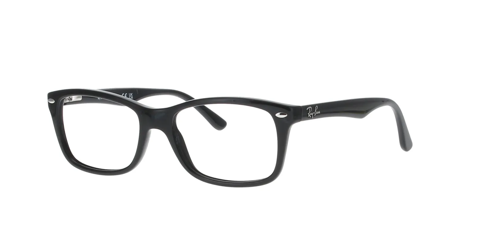 Polished Black Square Rayban Frame sold by Fashion Eyewear