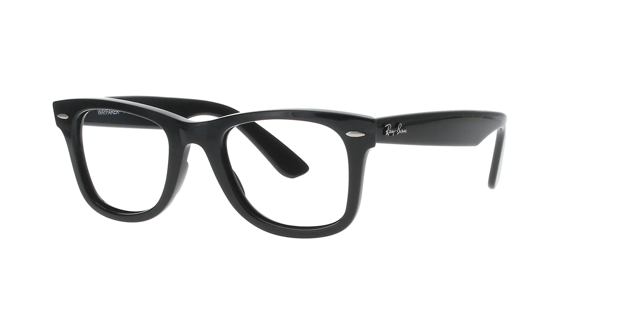 Black Wayfarer Ease Rayban Frame sold by Fashion Eyewear
