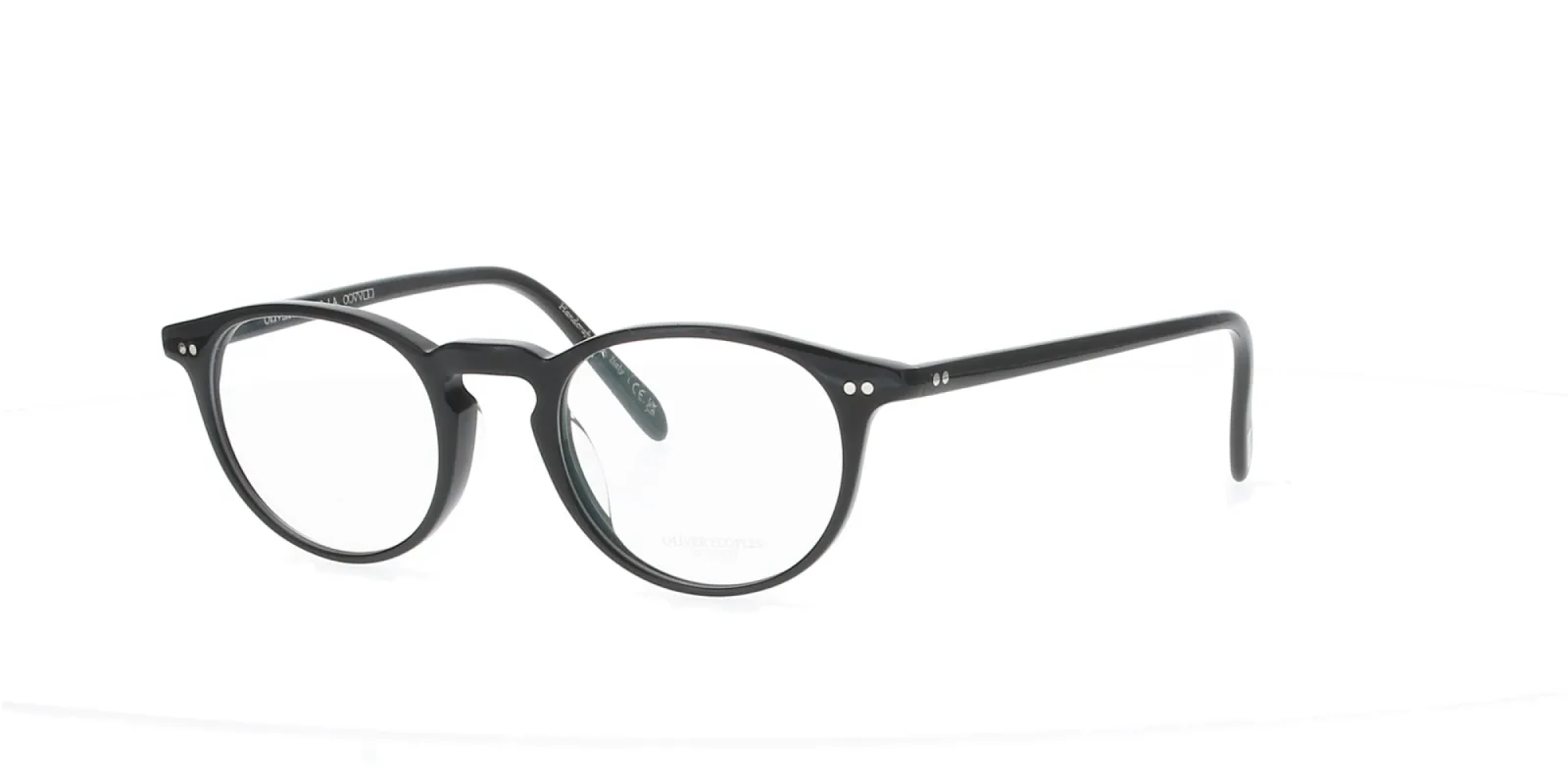 Black Round Oliver People's Riley R Frame sold by Fashion Eyewear