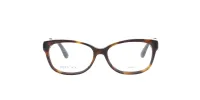 Havana and Rose Gold Oval Jimmy Choo Frame sold by Fashion Eyewear