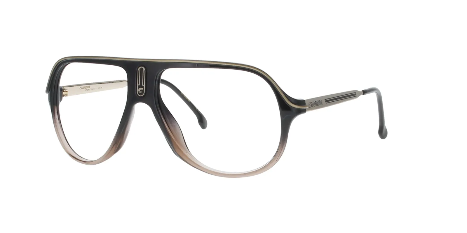 Black and Gold Carrera Frame sold by Fashion Eyewear