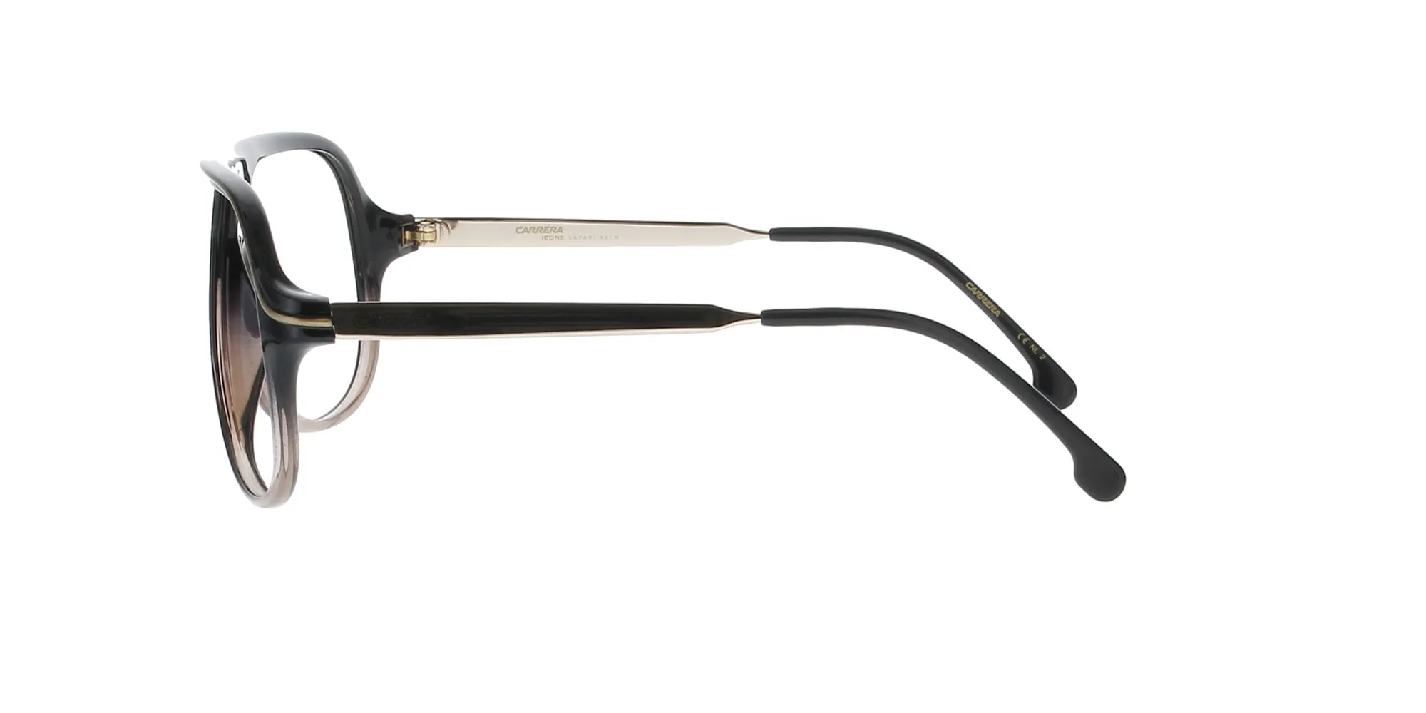 Black and Gold Carrera Frame sold by Fashion Eyewear product image thumbnail 3