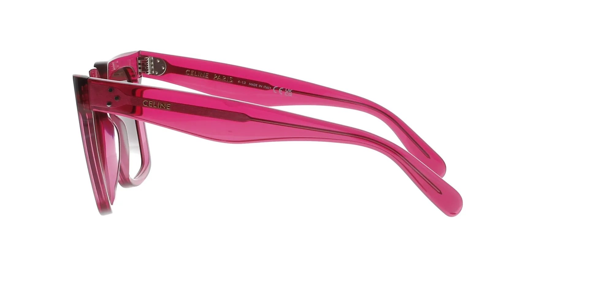 Shiny Violet Celine 3 Dots Sunglasses sold by Fashion Eyewear product image thumbnail 3