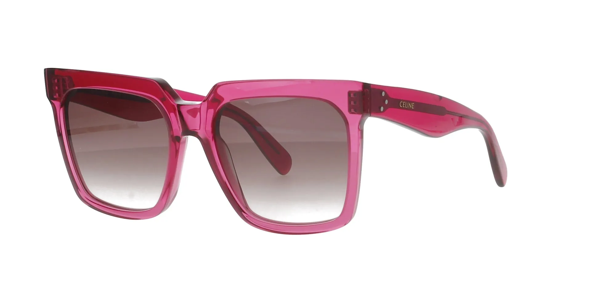 Shiny Violet Celine 3 Dots Sunglasses sold by Fashion Eyewear