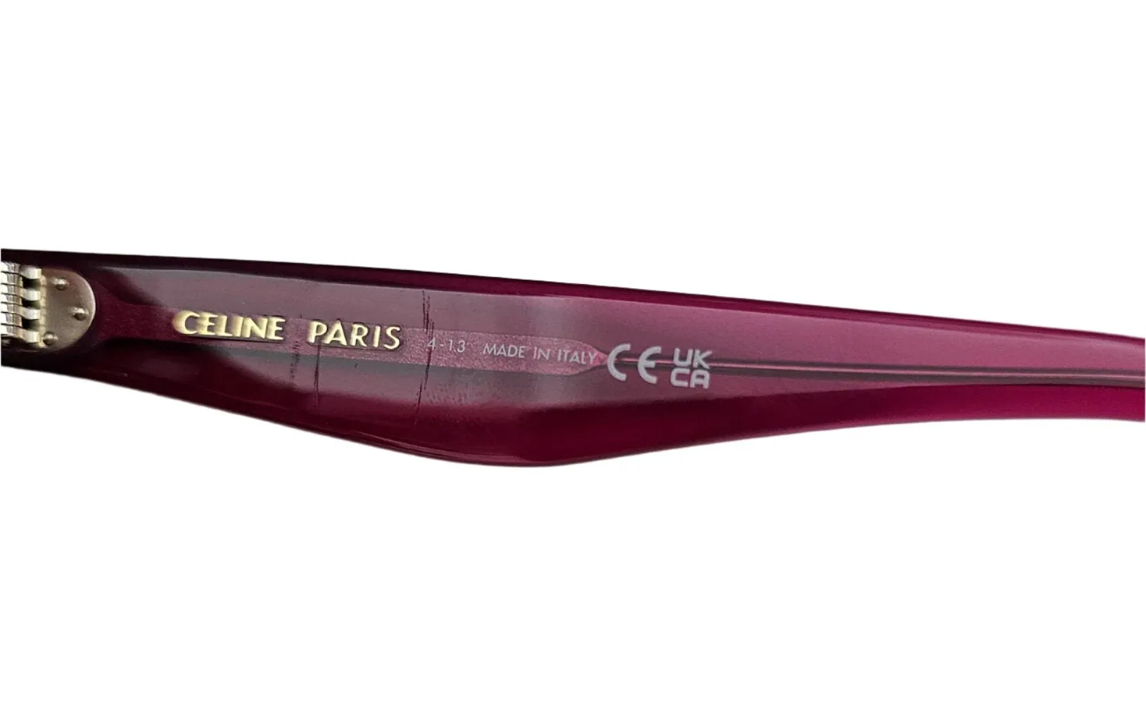 Shiny Violet Celine 3 Dots Sunglasses sold by Fashion Eyewear product image thumbnail 4