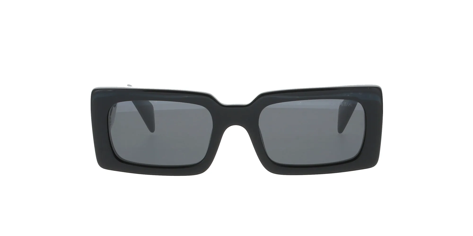 Shiny Black Rectangle Prada Sunglasses sold by Fashion Eyewear product image thumbnail 2