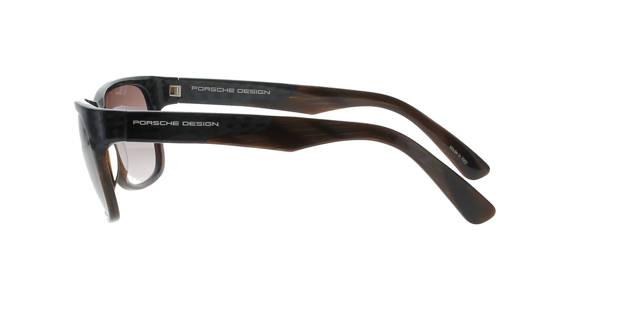 Brown Striped Rectangle Porsche Design Sunglasses sold by Fashion Eyewear product image thumbnail 3