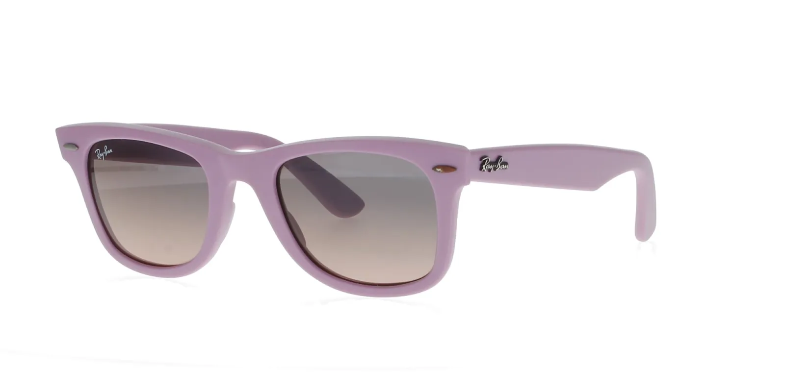 Matt Pink Rayban Wayfarer Sunglasses sold by Fashion Eyewear