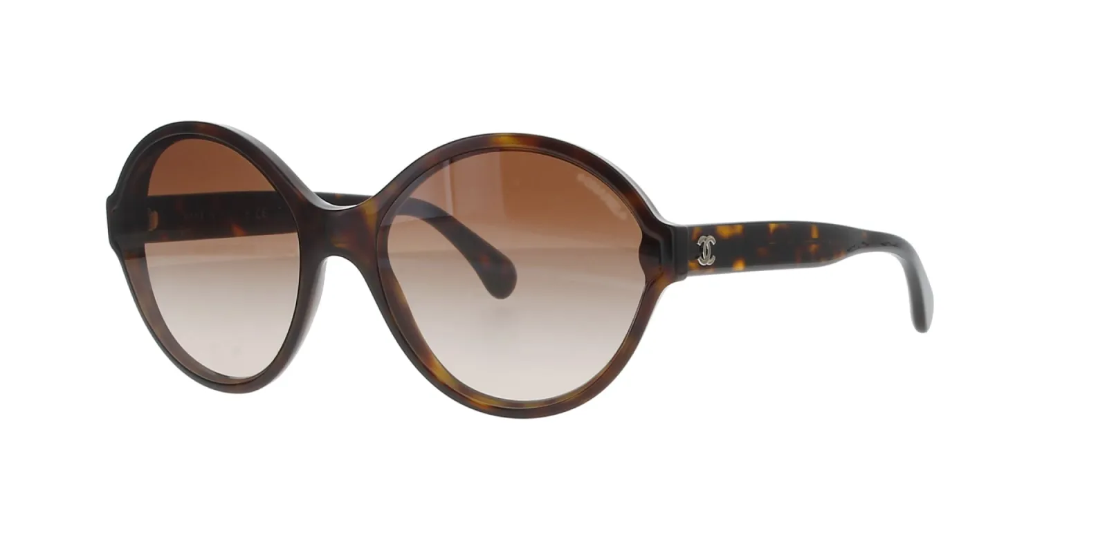 Dark Havana Round Chanel Sunglasses sold by Fashion Eyewear