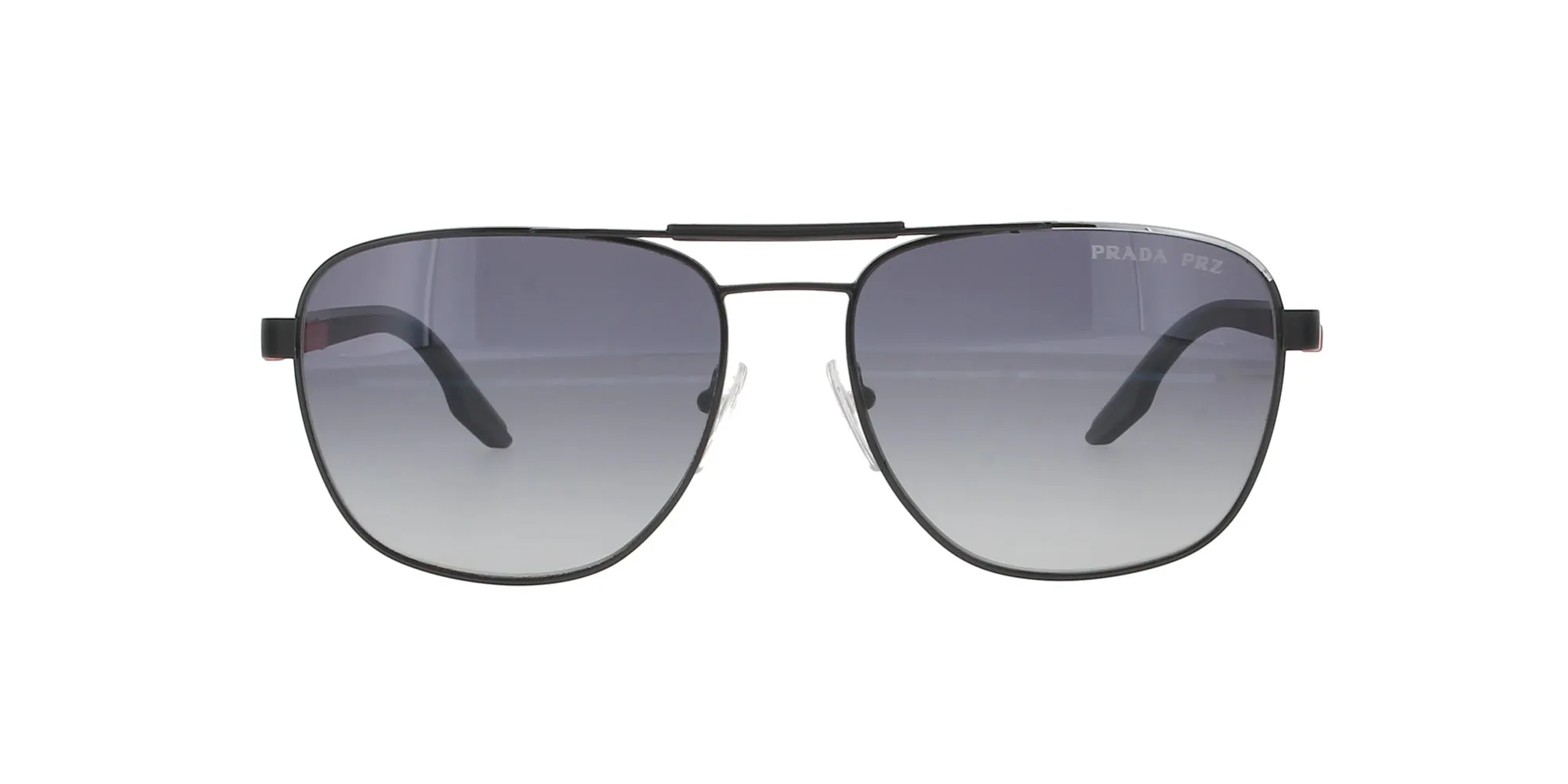 Black Metal Polarised Prada Linea Rossa Sunglasses sold by Fashion Eyewear product image thumbnail 2