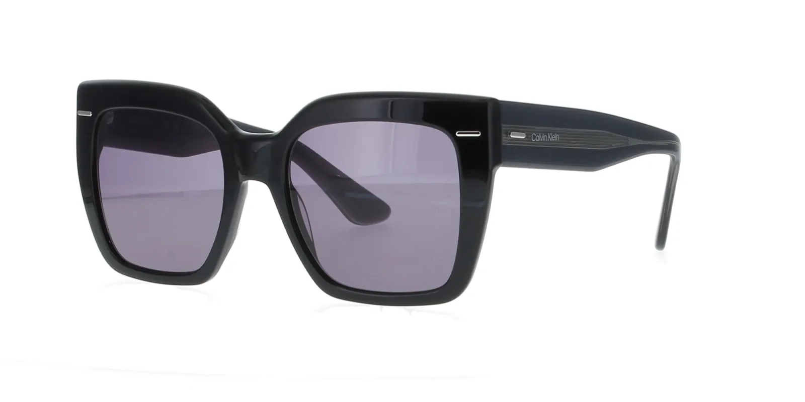 Glossy Black Square Calvin Klein Sunglasses made by preloved