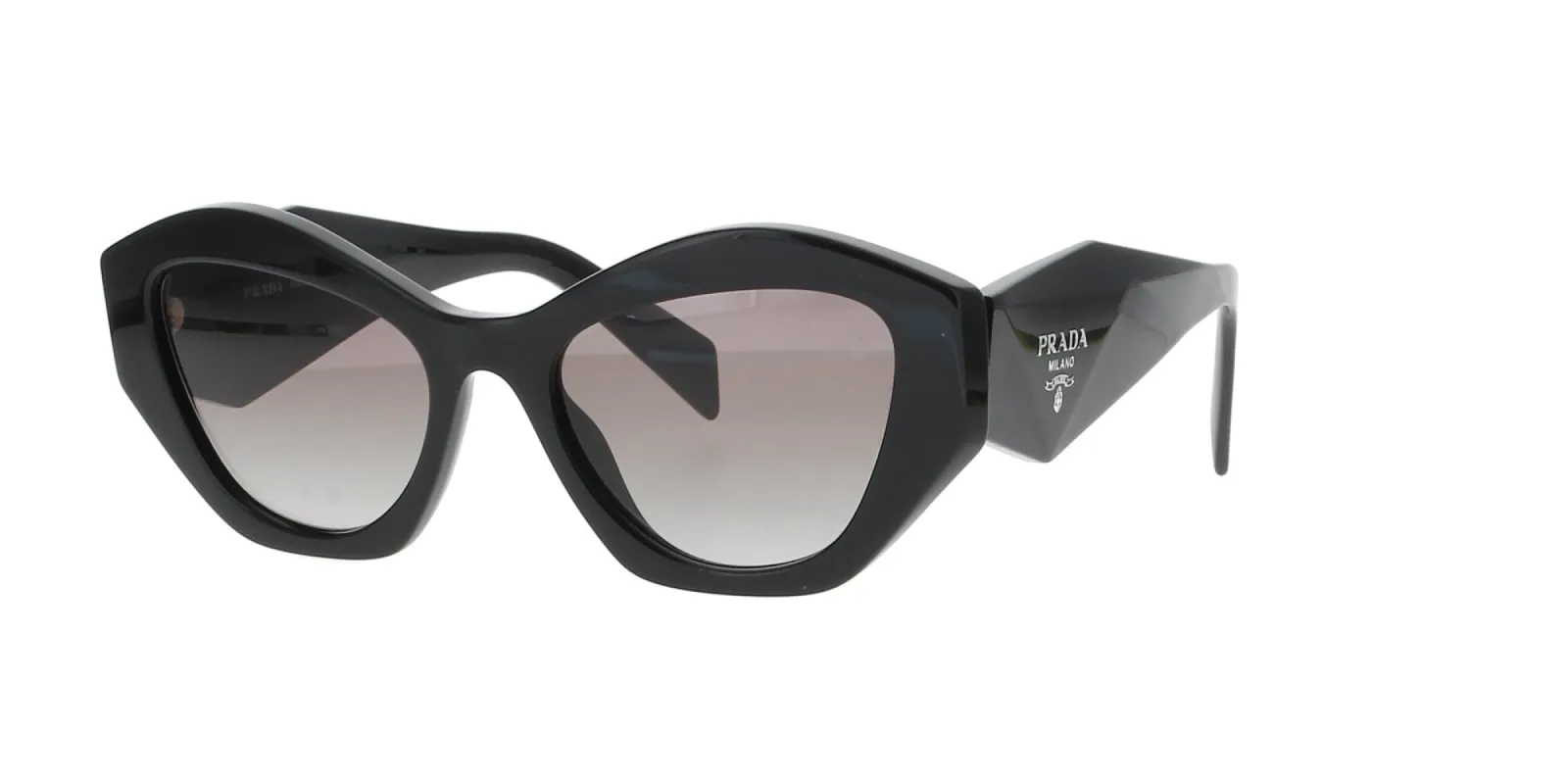Shiny Black Cat Eye Prada Sunglasses sold by Fashion Eyewear