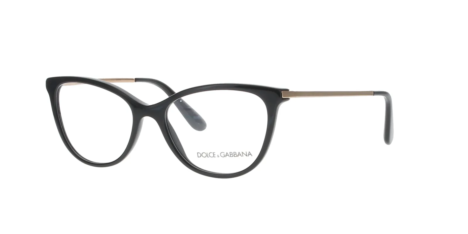 Shiny Black Cat Eye Dolce and Gabbana Frame sold by Fashion Eyewear