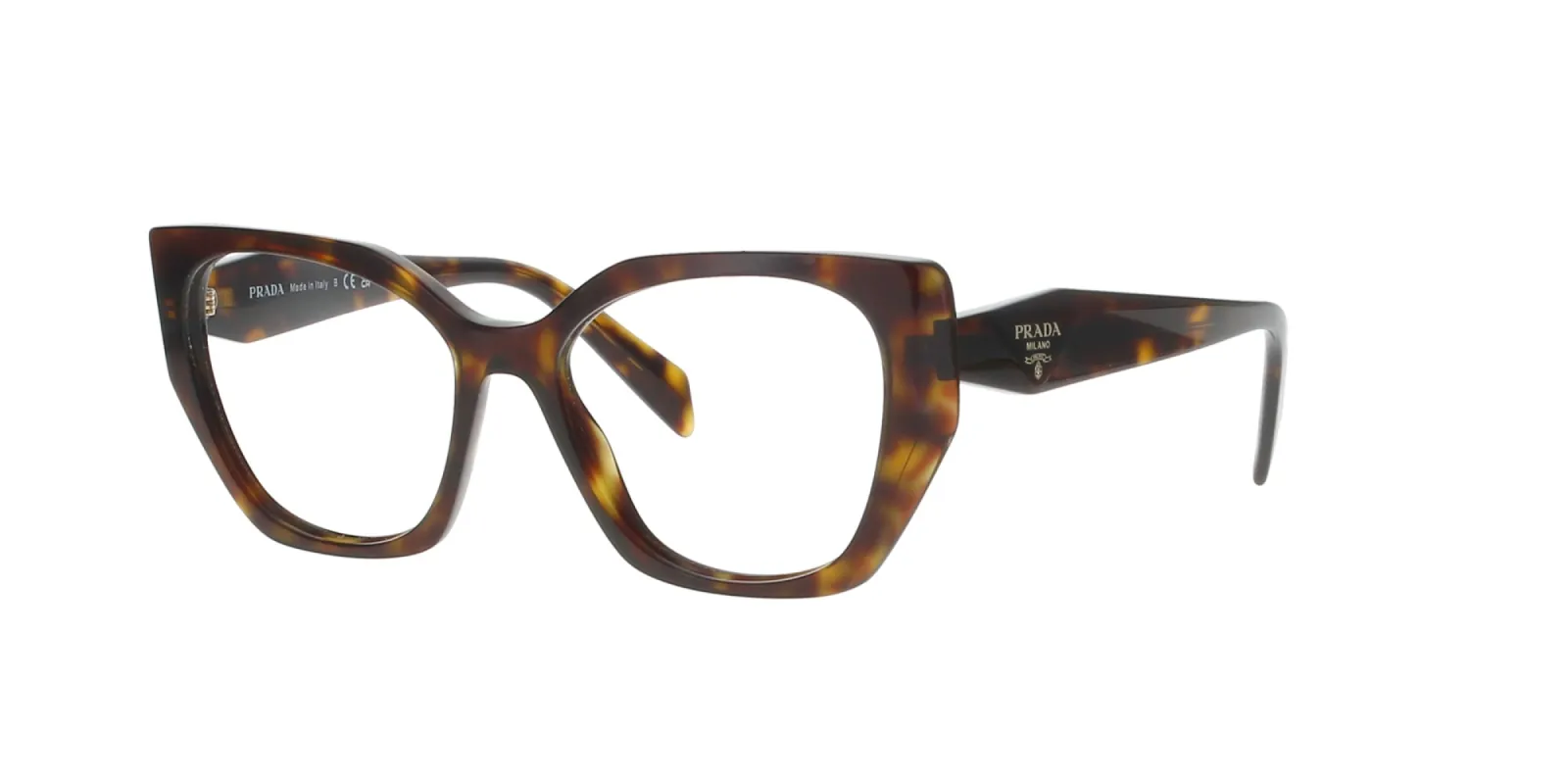 Havana Angular Prada Frame sold by Fashion Eyewear