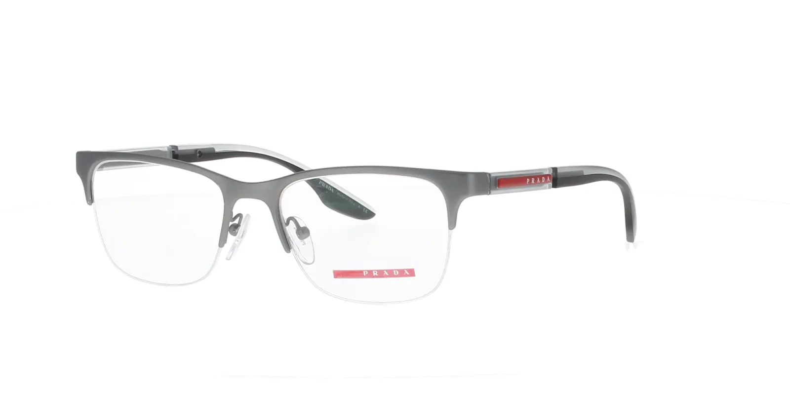 Silver Prada Sport Semi - Rimless Frame sold by Fashion Eyewear