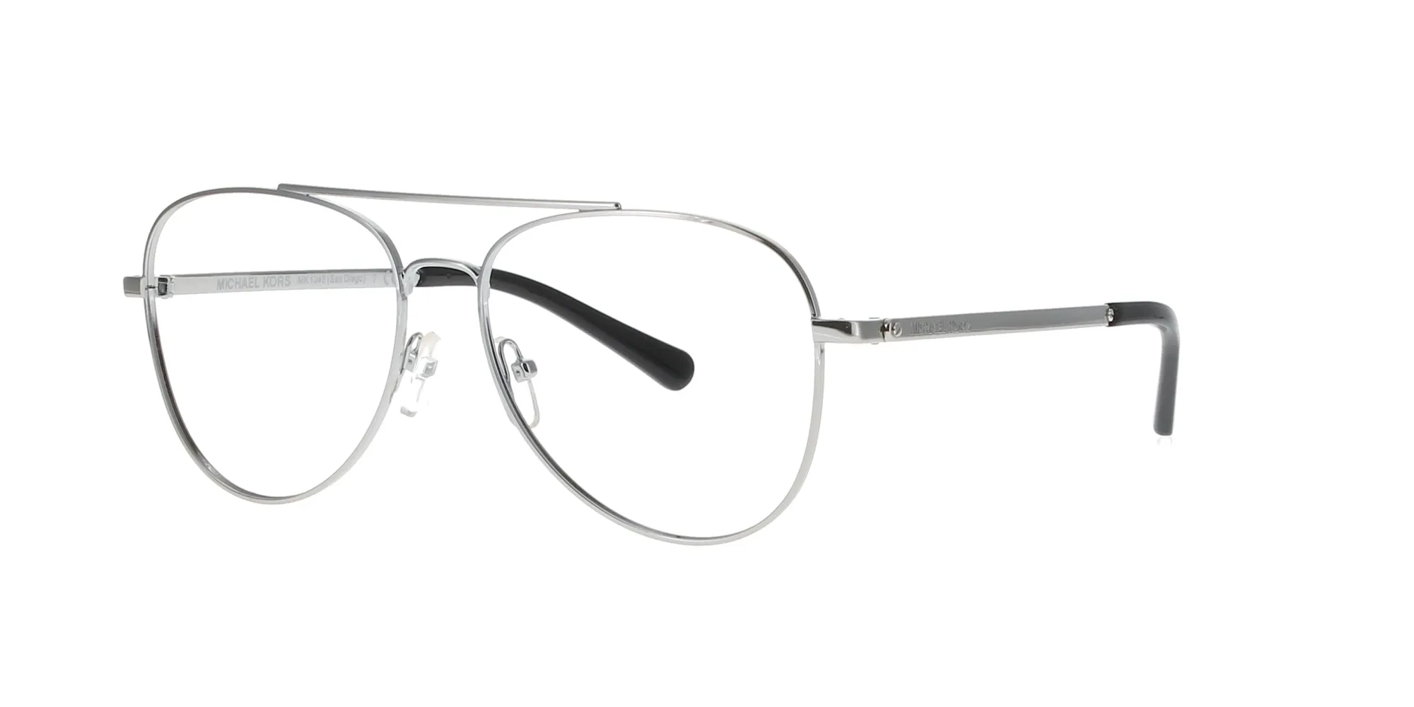Silver Metal Aviator Michael Kors Frame sold by Fashion Eyewear