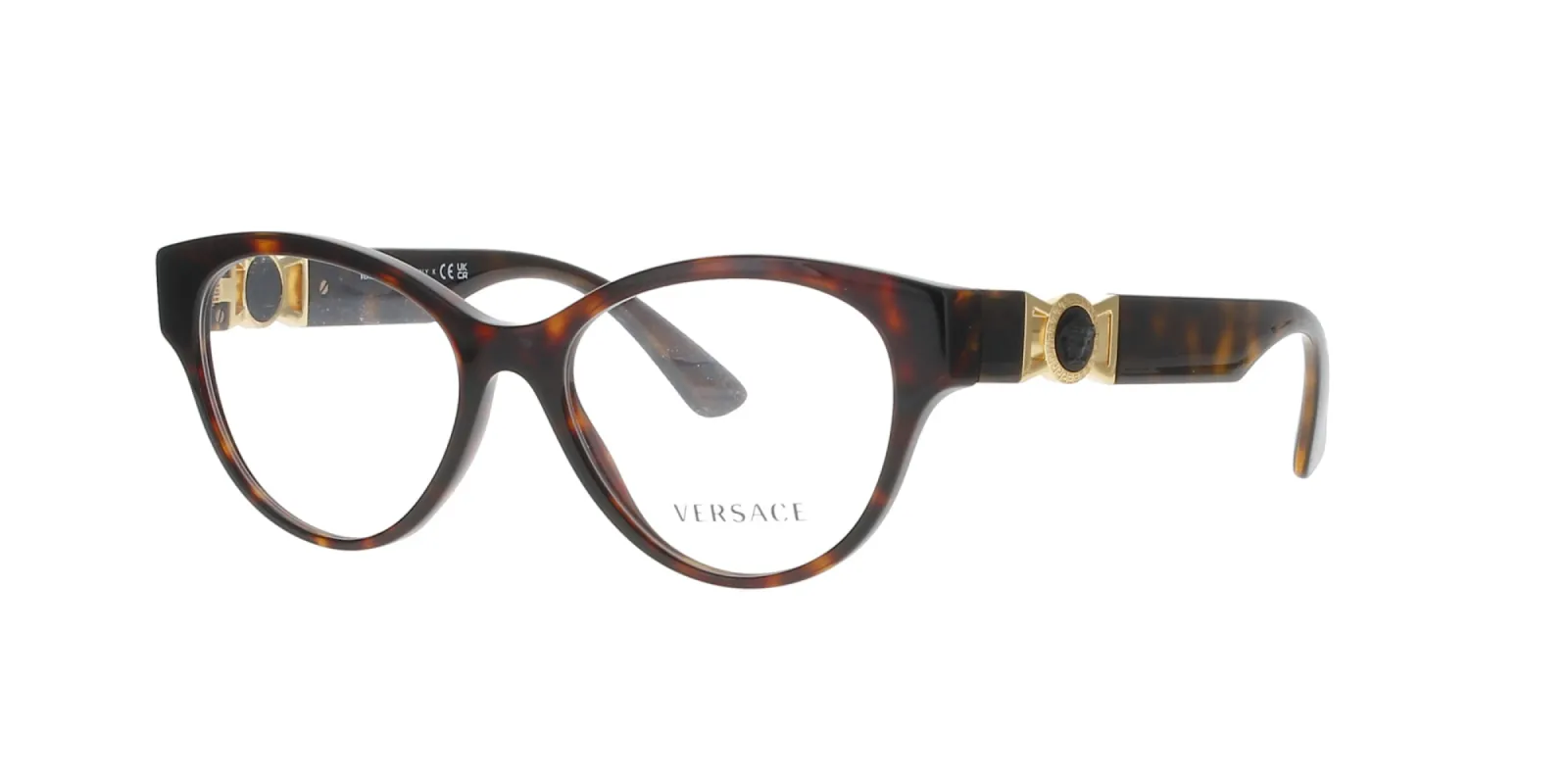 Gloss Havana Brown Versace Frame sold by Fashion Eyewear