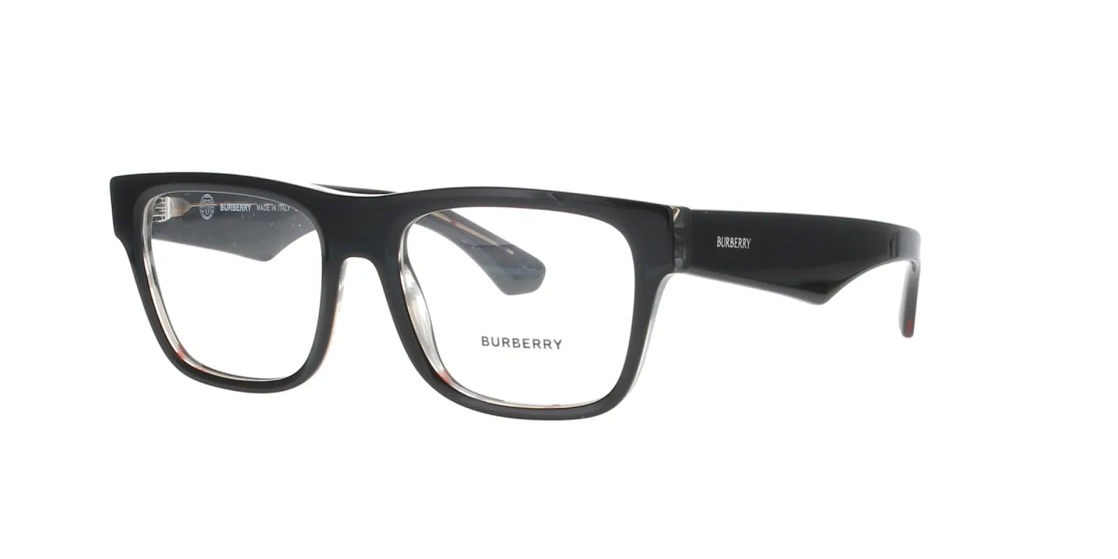 Black on Vintage Check Burberry Frame sold by Fashion Eyewear