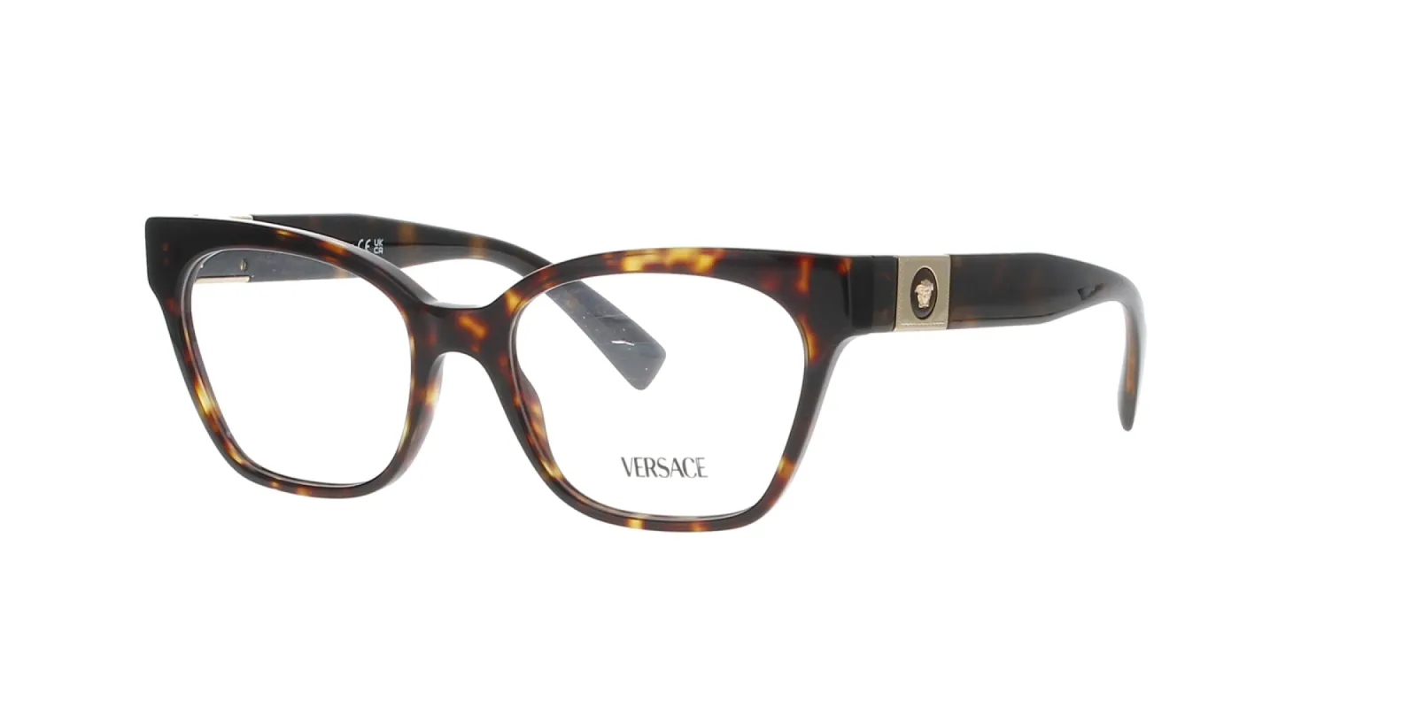 Glossy Havana Versace Frame sold by Fashion Eyewear