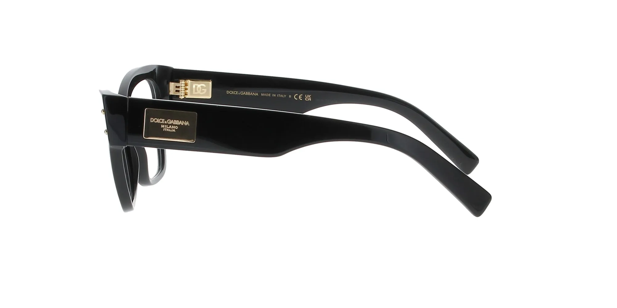Cat Eye Black Dolce and Gabbana Frame sold by Fashion Eyewear product image thumbnail 3